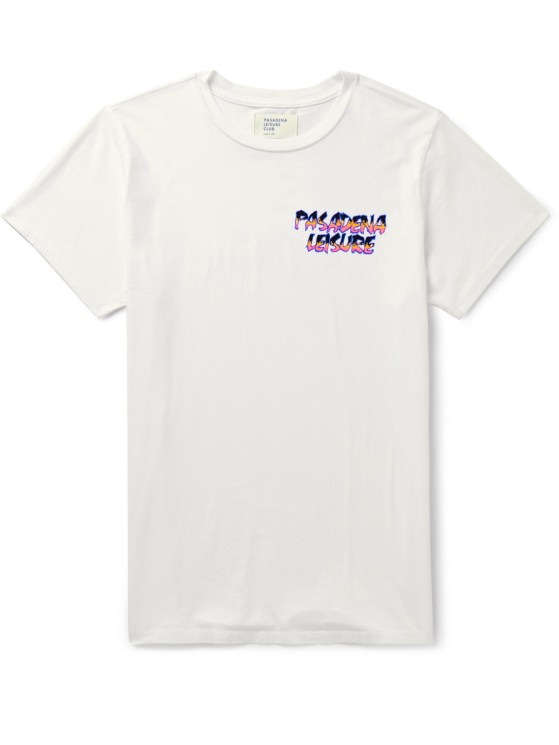 Pasadena Leisure Club Logo-print Cotton-jersey T-shirt In White
