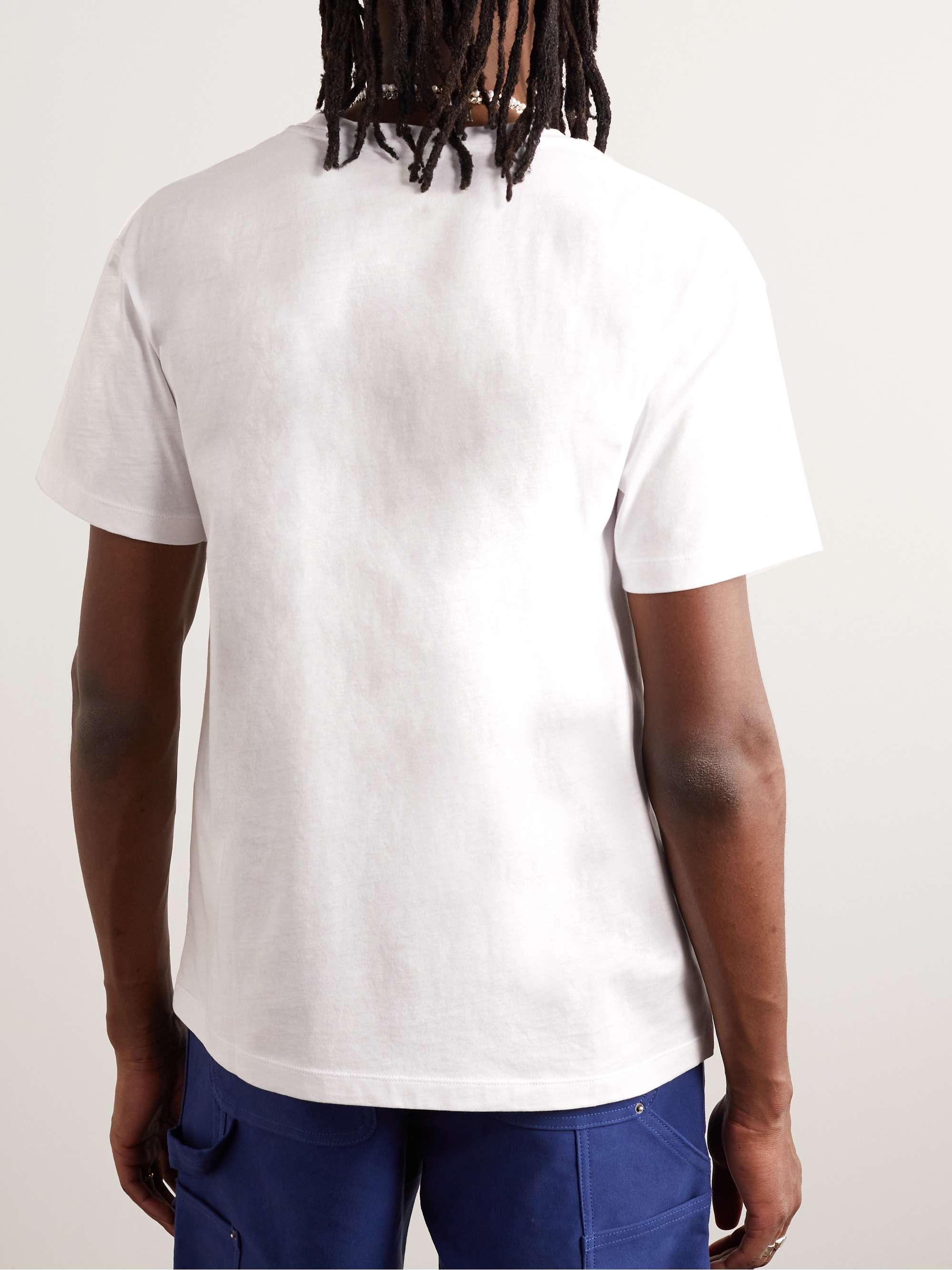SKY HIGH FARM Ally Bo Perennials Logo-Print Upcycled and Organic Cotton-Jersey T-Shirt