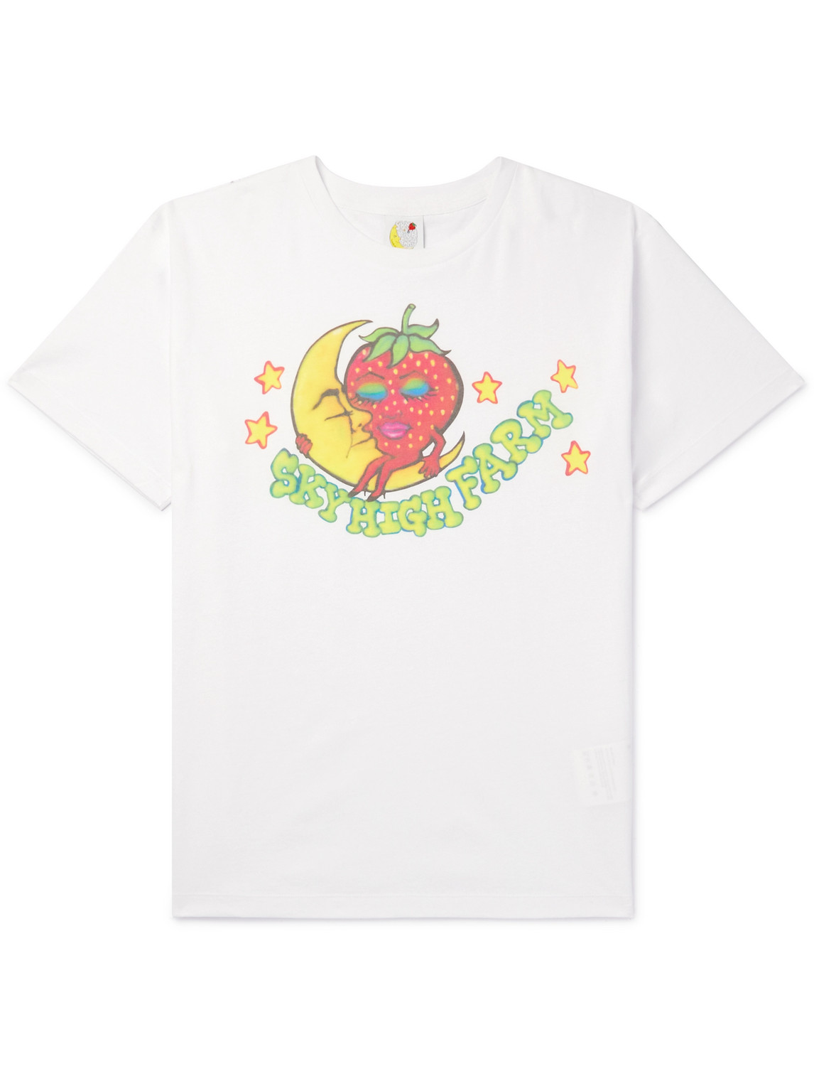 Sky High Farm Ally Bo Perennials Logo-print Upcycled And Organic Cotton-jersey T-shirt In White
