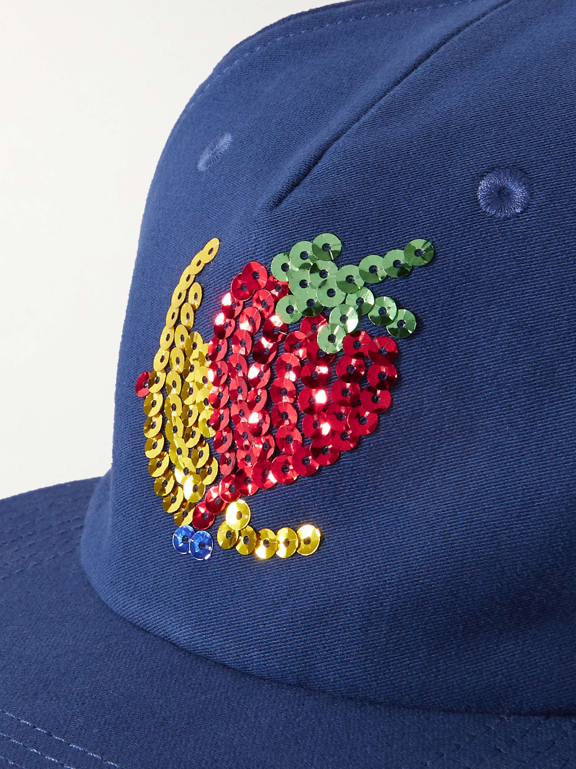 SKY HIGH FARM Sequin-Embellished Denim Cap for Men | MR PORTER