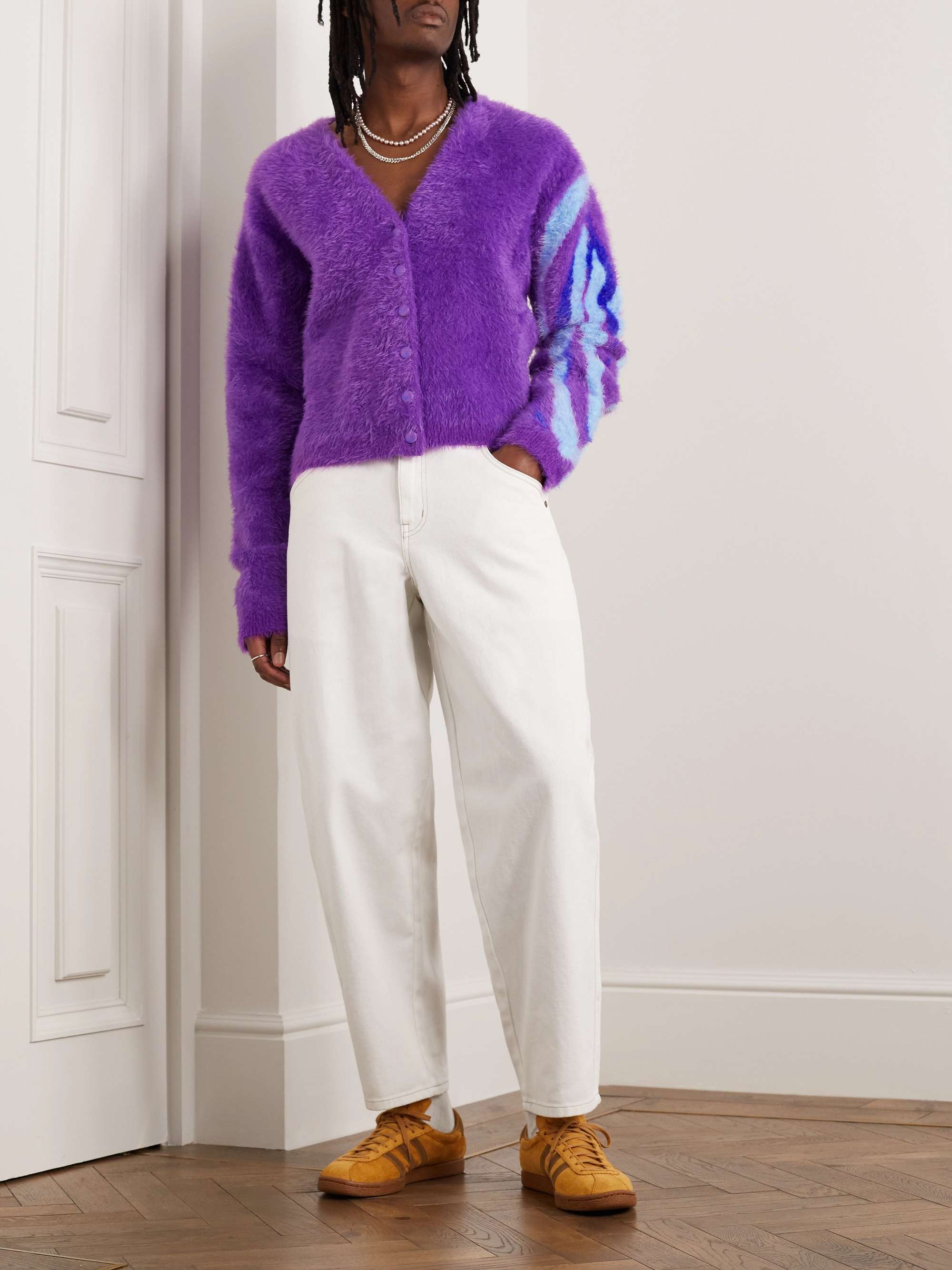 SKY HIGH FARM Quil Lemons TexturedKnit Cardigan for Men MR PORTER