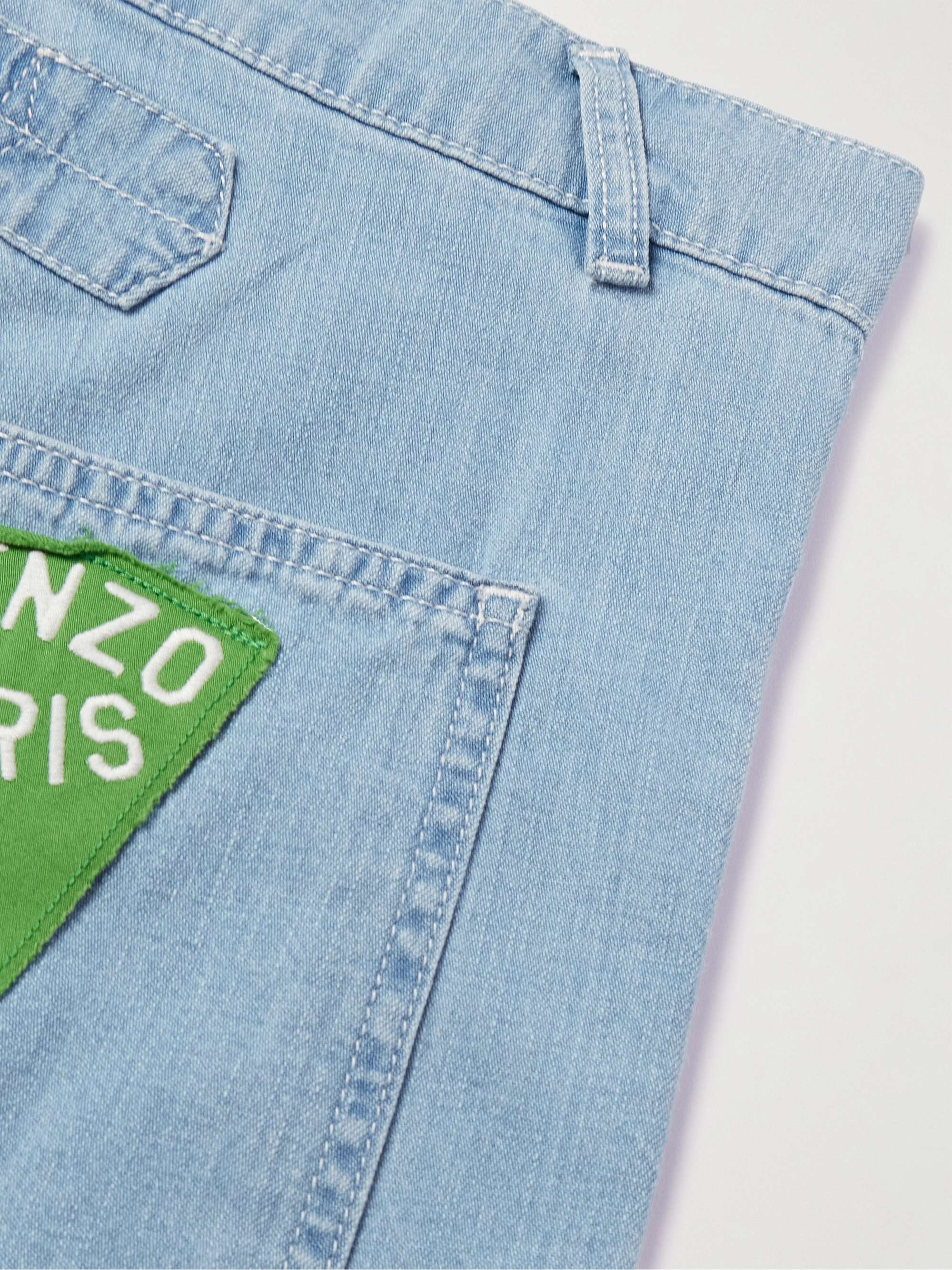 Kenzo Jeans Bagde Logo Navy