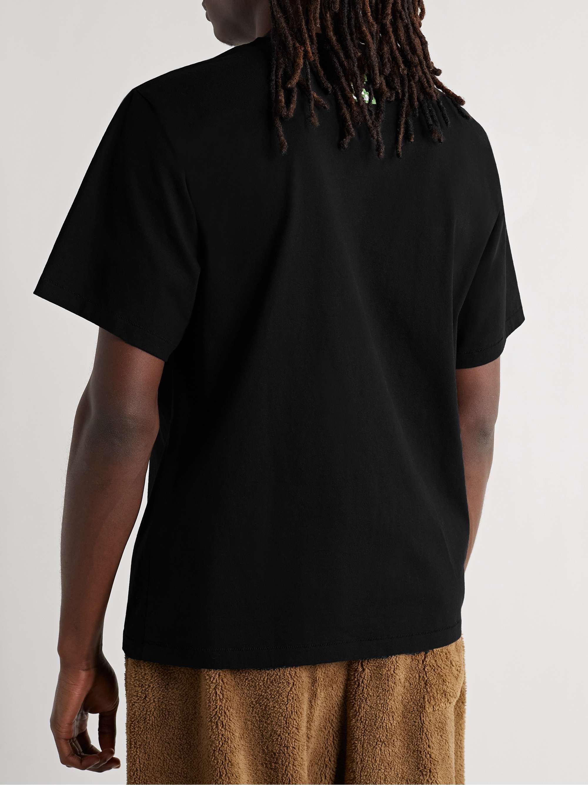 KENZO Logo-Embroidered Cotton-Jersey T-Shirt