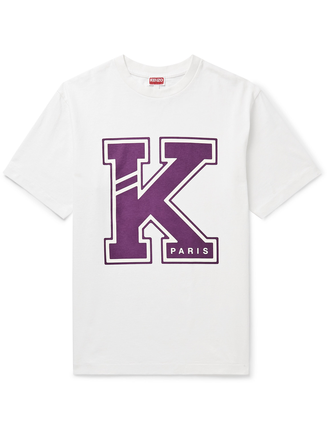 Kenzo Logo-print Short-sleeve T-shirt In White