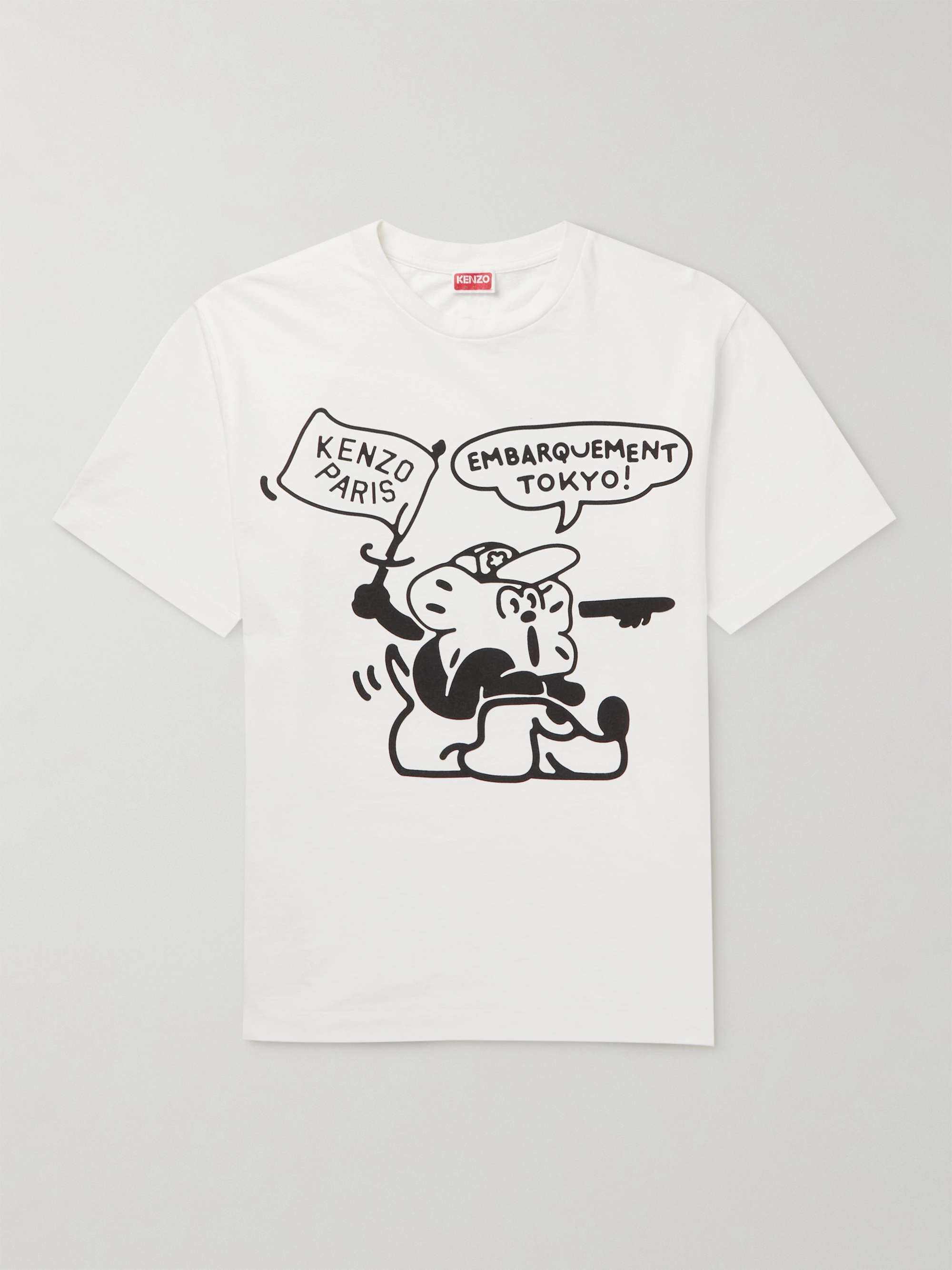 KENZO Boke Boy Logo-Print Cotton-Jersey T-Shirt