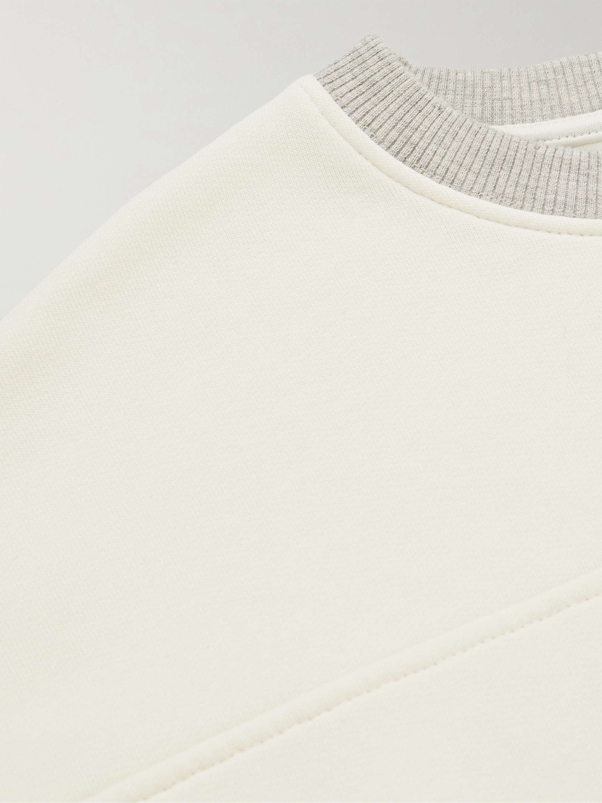 GUESS USA Logo-Print Cotton-Blend Jersey Sweatshirt