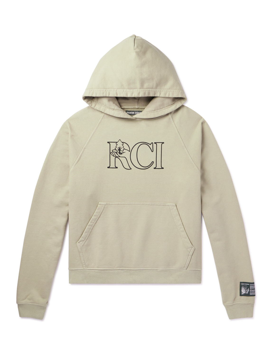 Reese Cooper Khaki Vine Hoodie In Neutrals