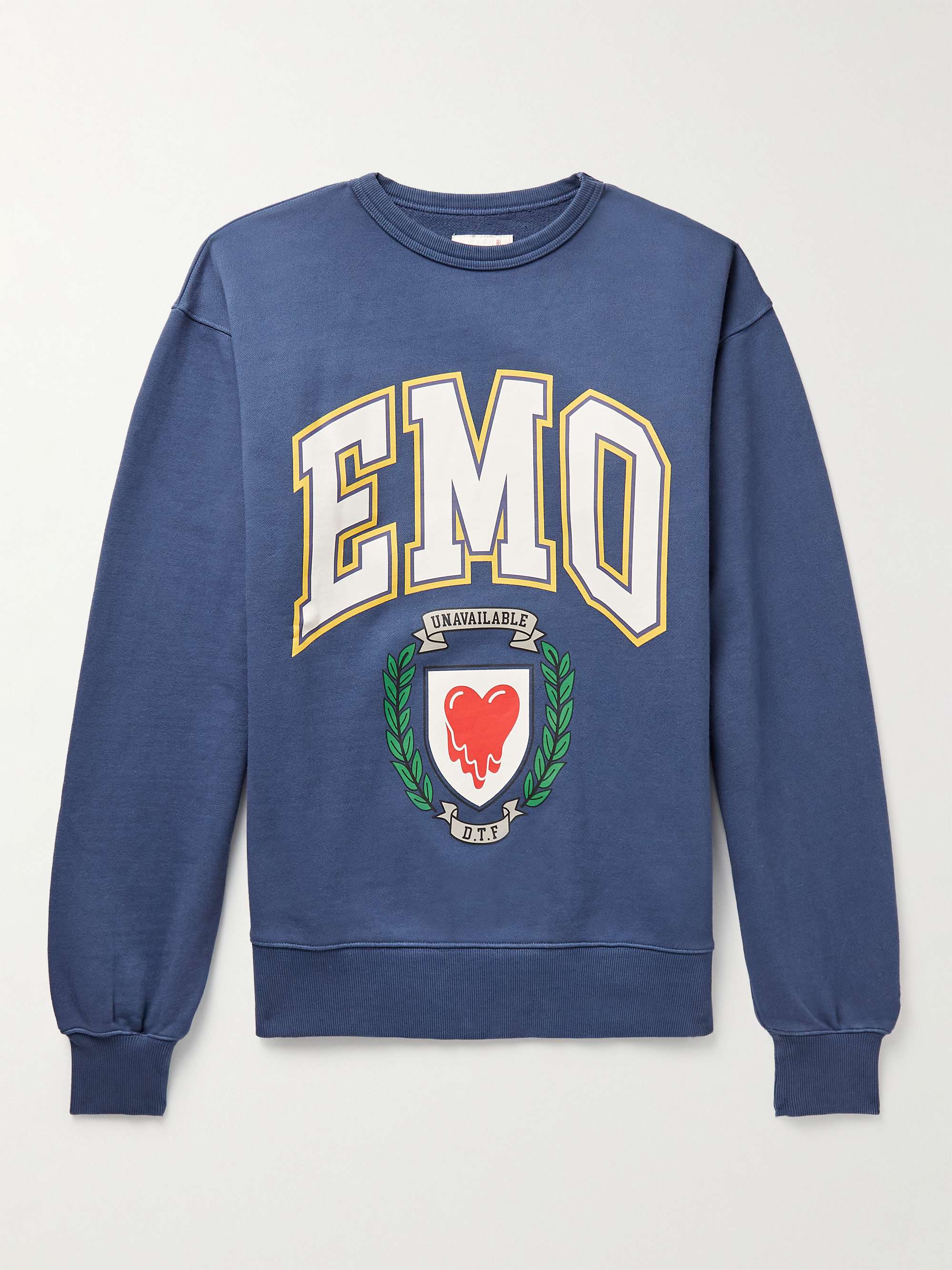 Logo printed cotton sweatshirt
