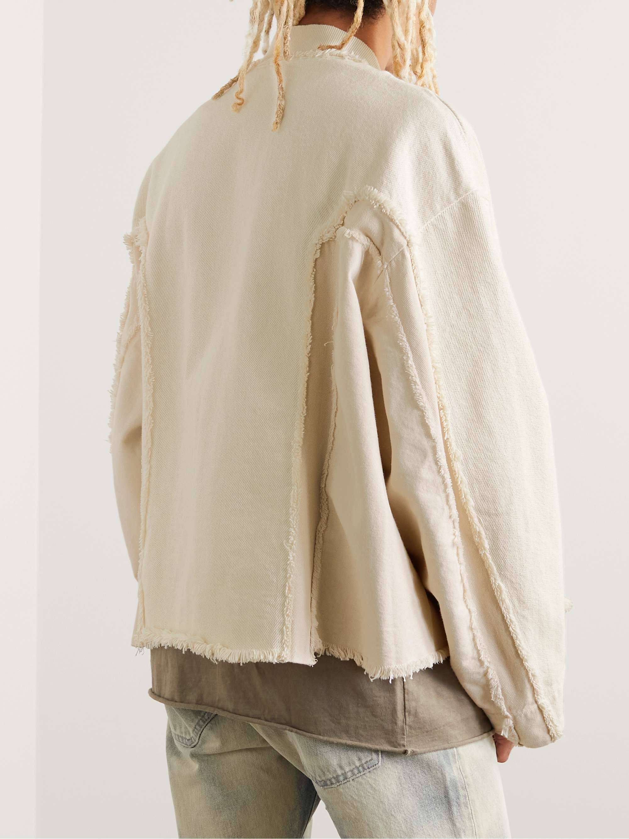 JOHN ELLIOTT Frayed Cotton-Twill Jacket
