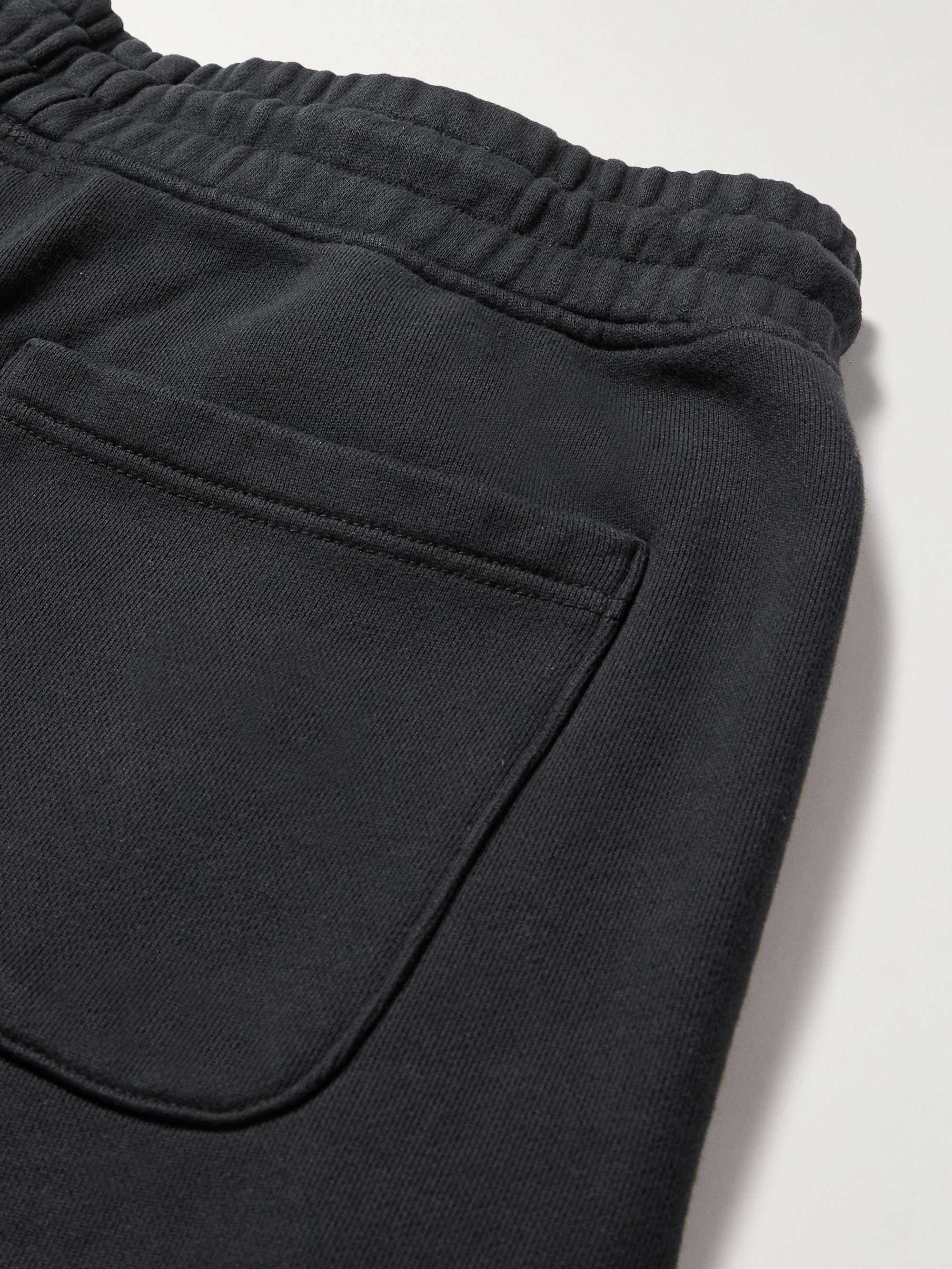 EMOTIONALLY UNAVAILABLE Straight-Leg Crystal-Embellished Cotton-Jersey Shorts
