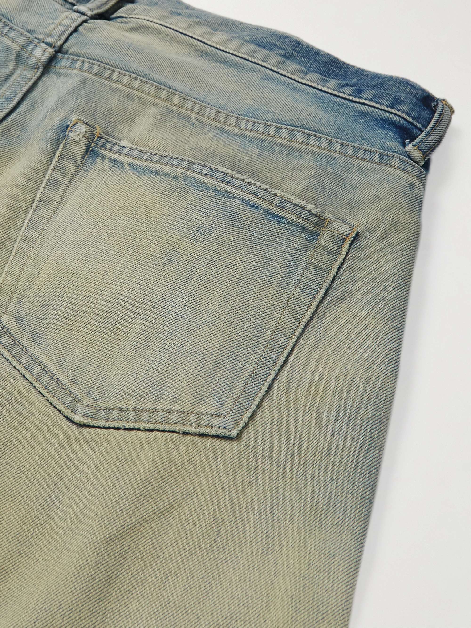 JOHN ELLIOTT The Daze Slim-Fit Bleached Denim Jeans