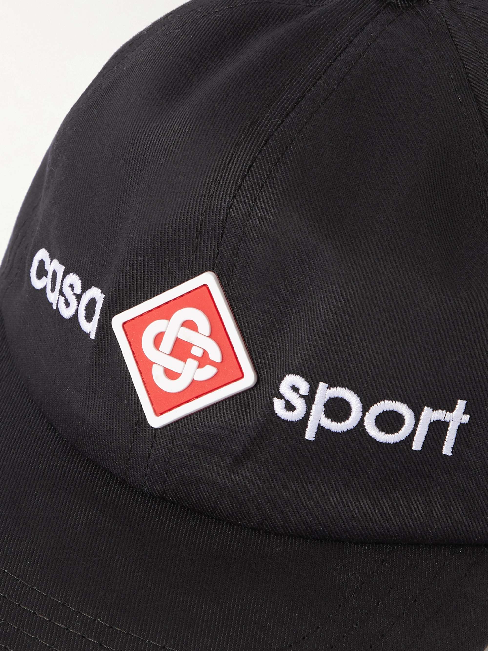 CASABLANCA Casa Sport Logo-Embroidered Cotton-Twill Baseball Cap
