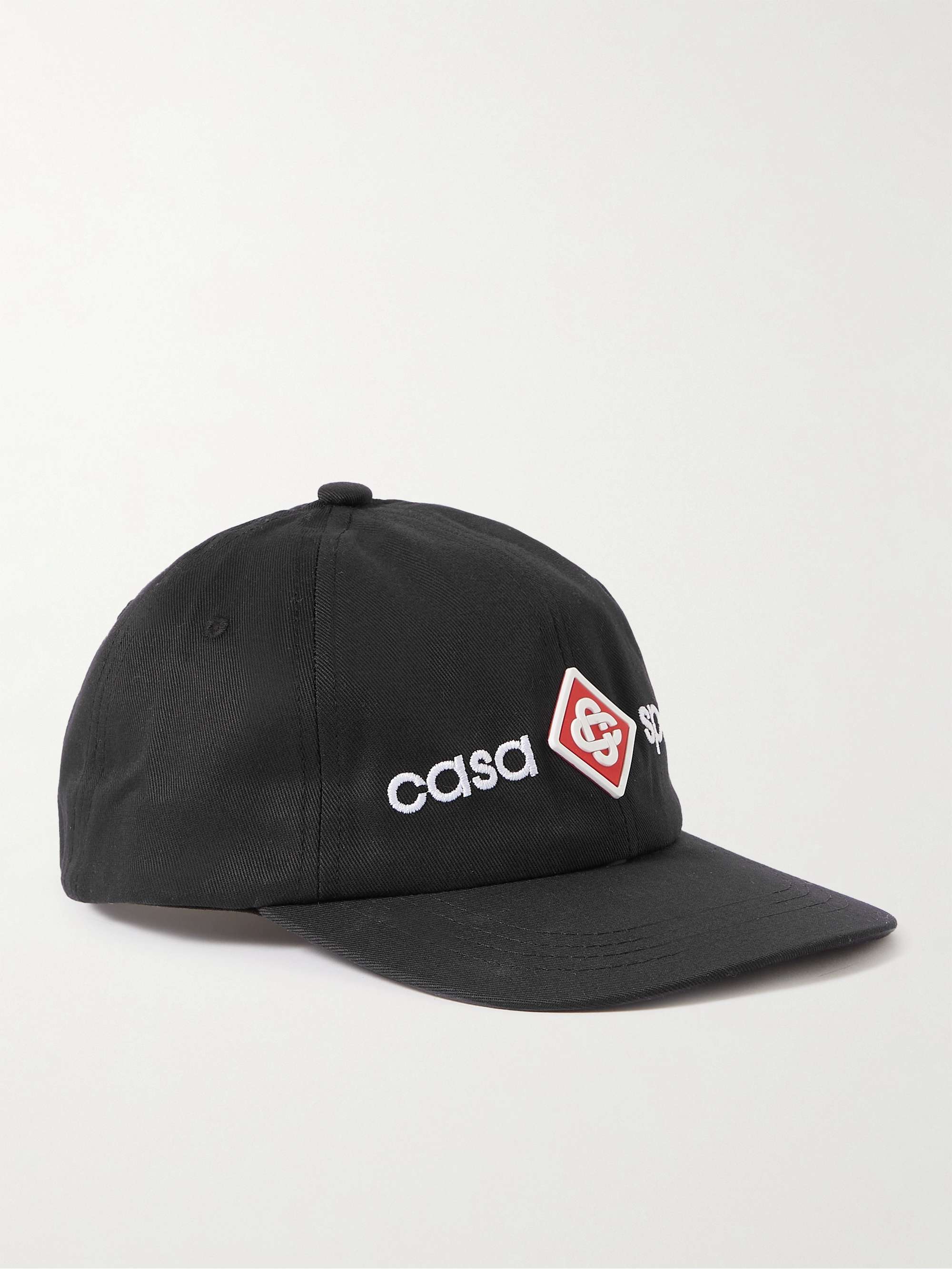 CASABLANCA Casa Sport Logo-Embroidered Cotton-Twill Baseball Cap