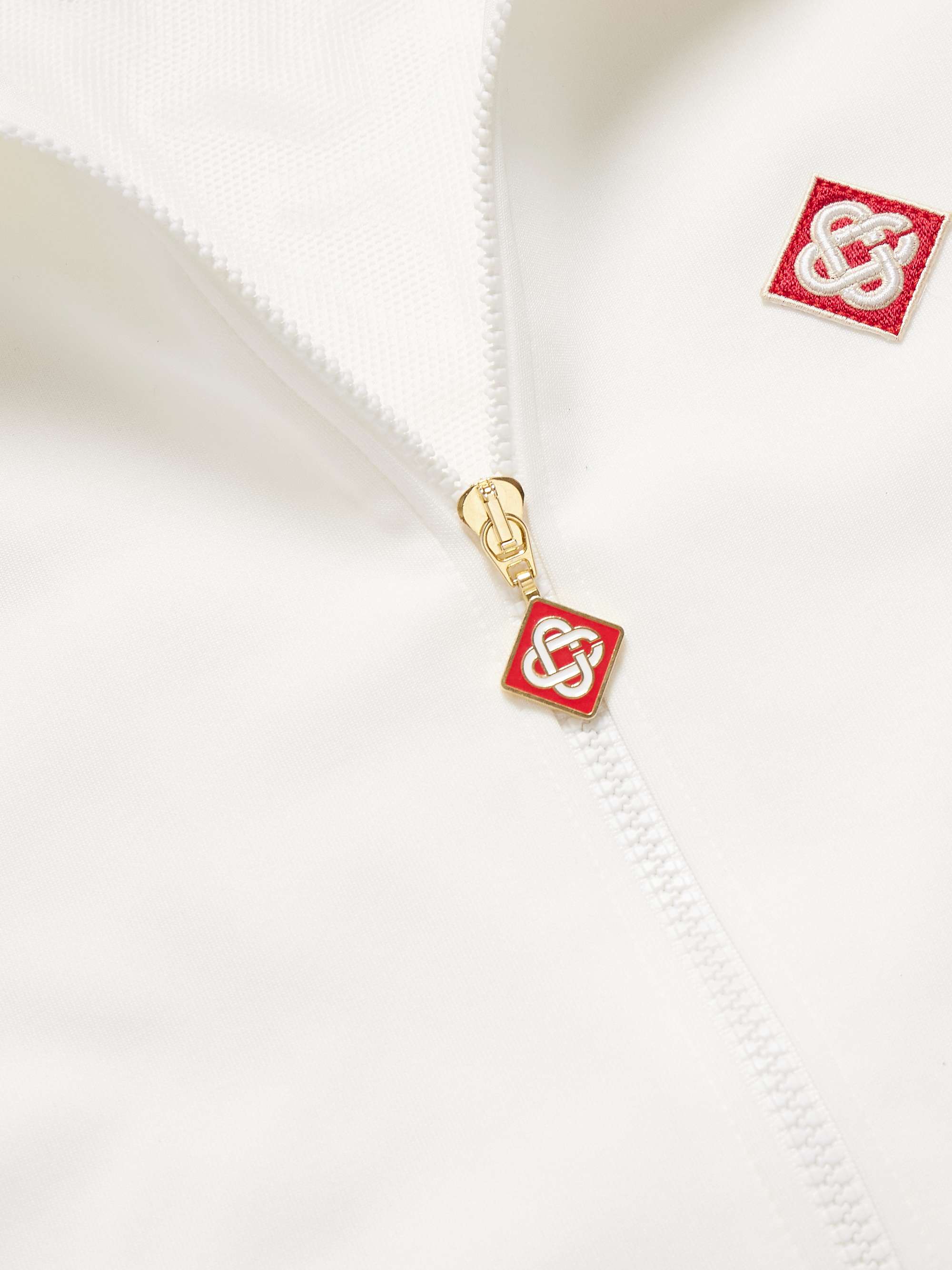 CASABLANCA Futuro Laurel Logo-Appliquéd Jersey Track Jacket