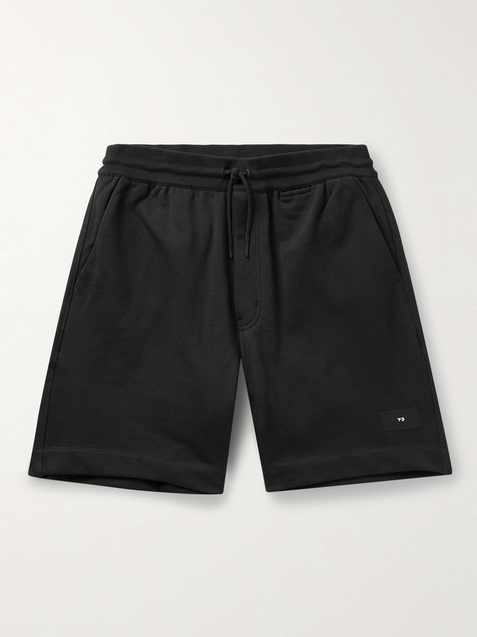 Y-3 Straight-Leg Organic Cotton-Jersey Drawstring Shorts for Men | MR ...