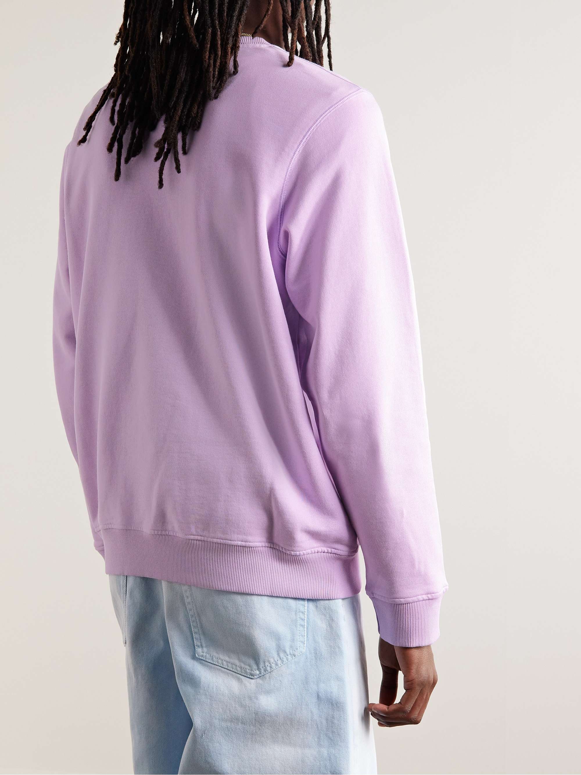 CASABLANCA Mind Vibrations Printed Organic Cotton-Jersey Sweatshirt