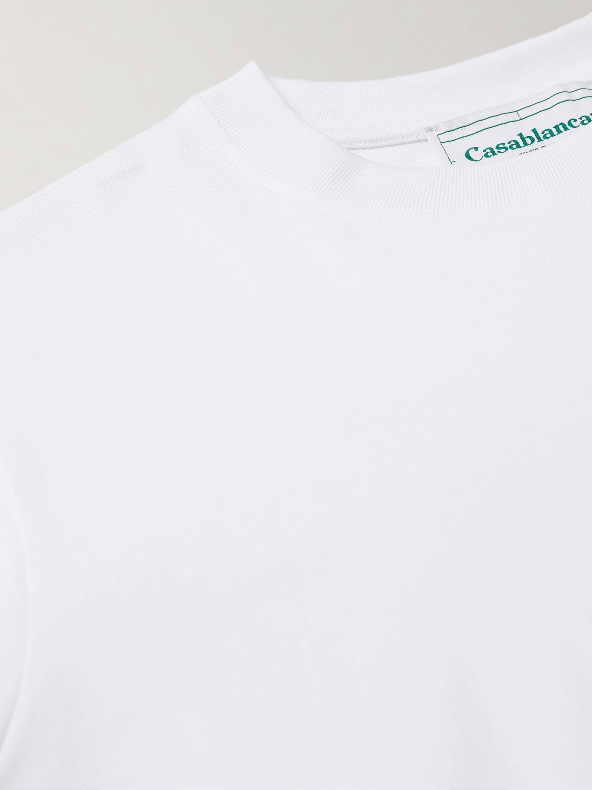 CASABLANCA Avenida Logo-Print Cotton-Jersey T-Shirt