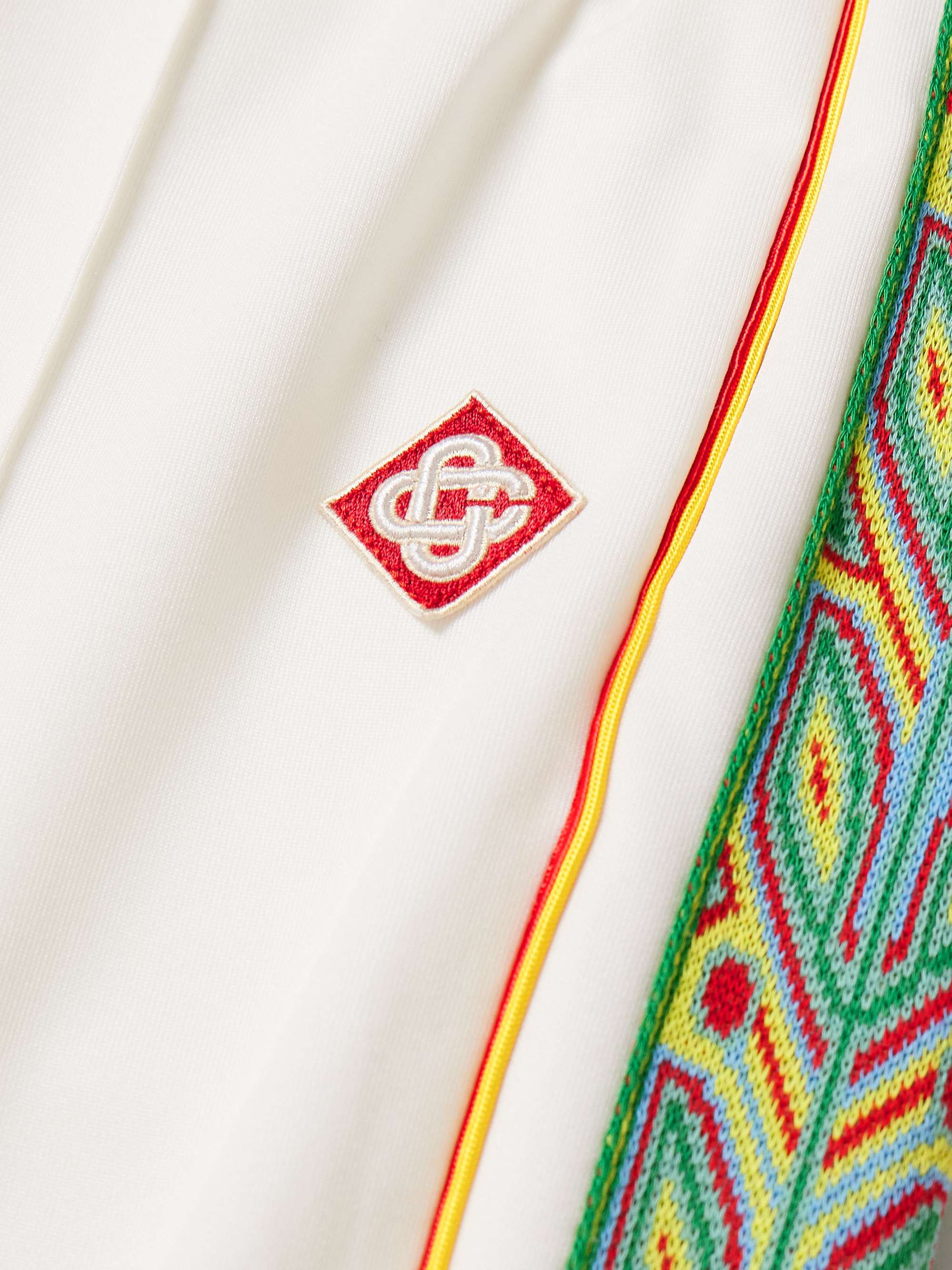 CASABLANCA Futuro Laurel Logo-Appliquéd Jersey Track Pants