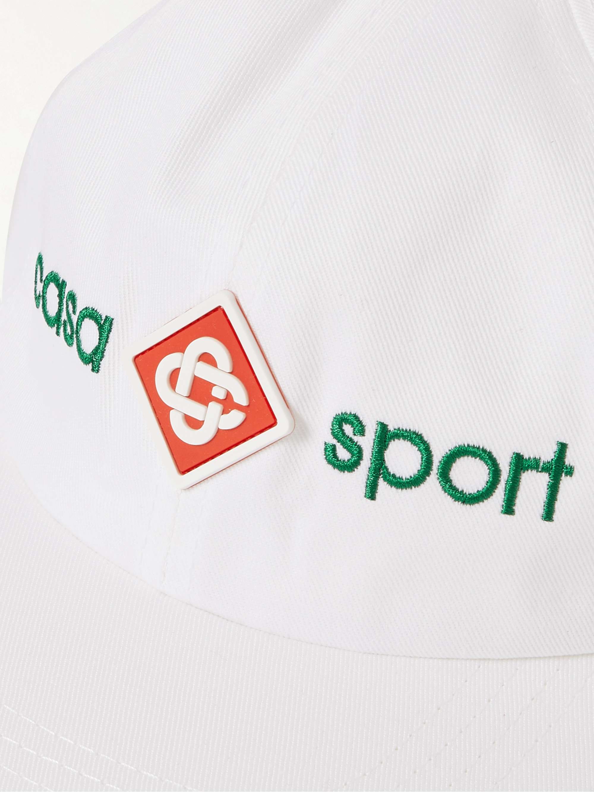 CASABLANCA Casa Sport Logo-Embroidered Cotton-Twill Baseball Cap