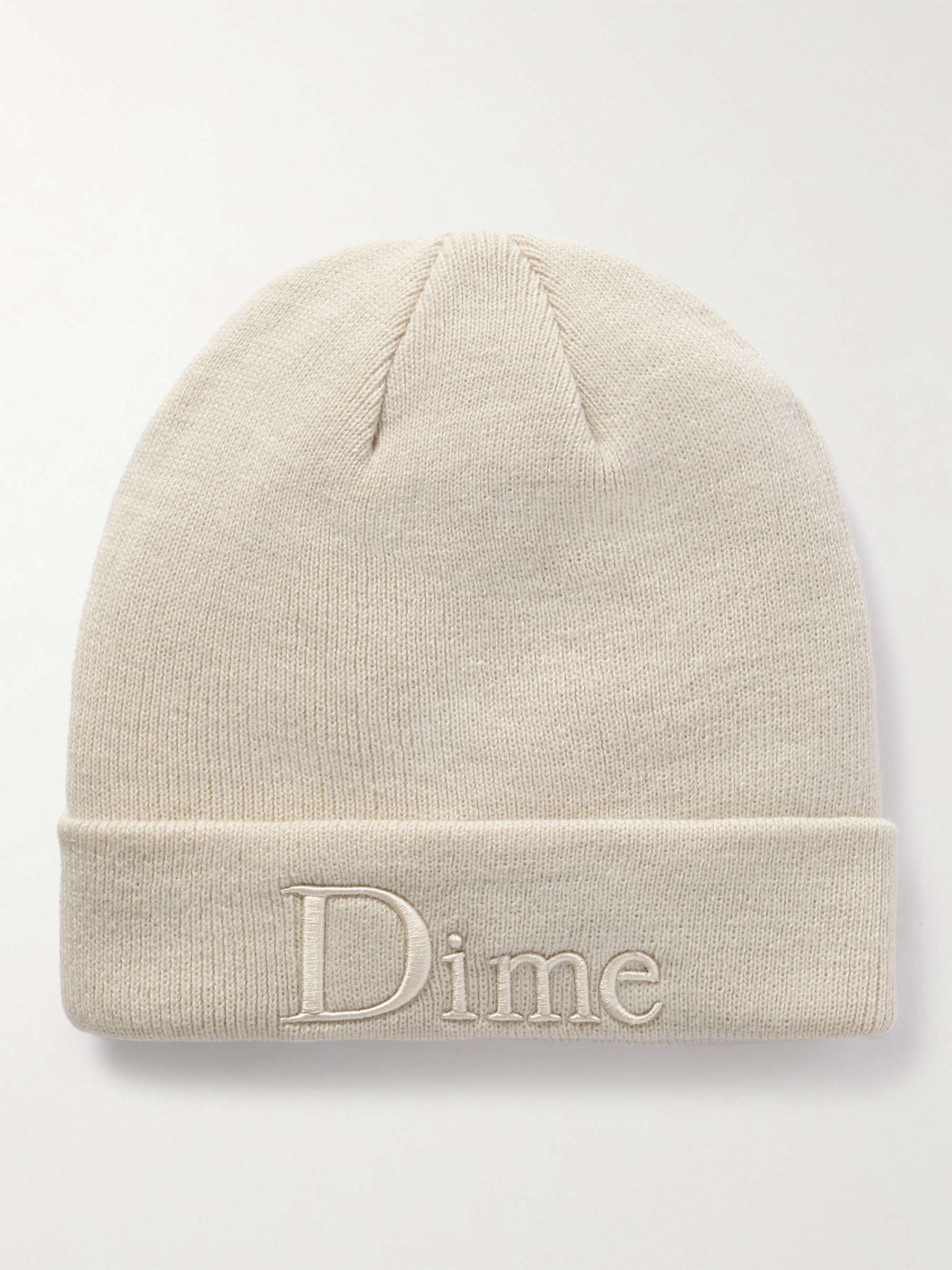 Classic Logo-Embroidered Ribbed-Knit Beanie