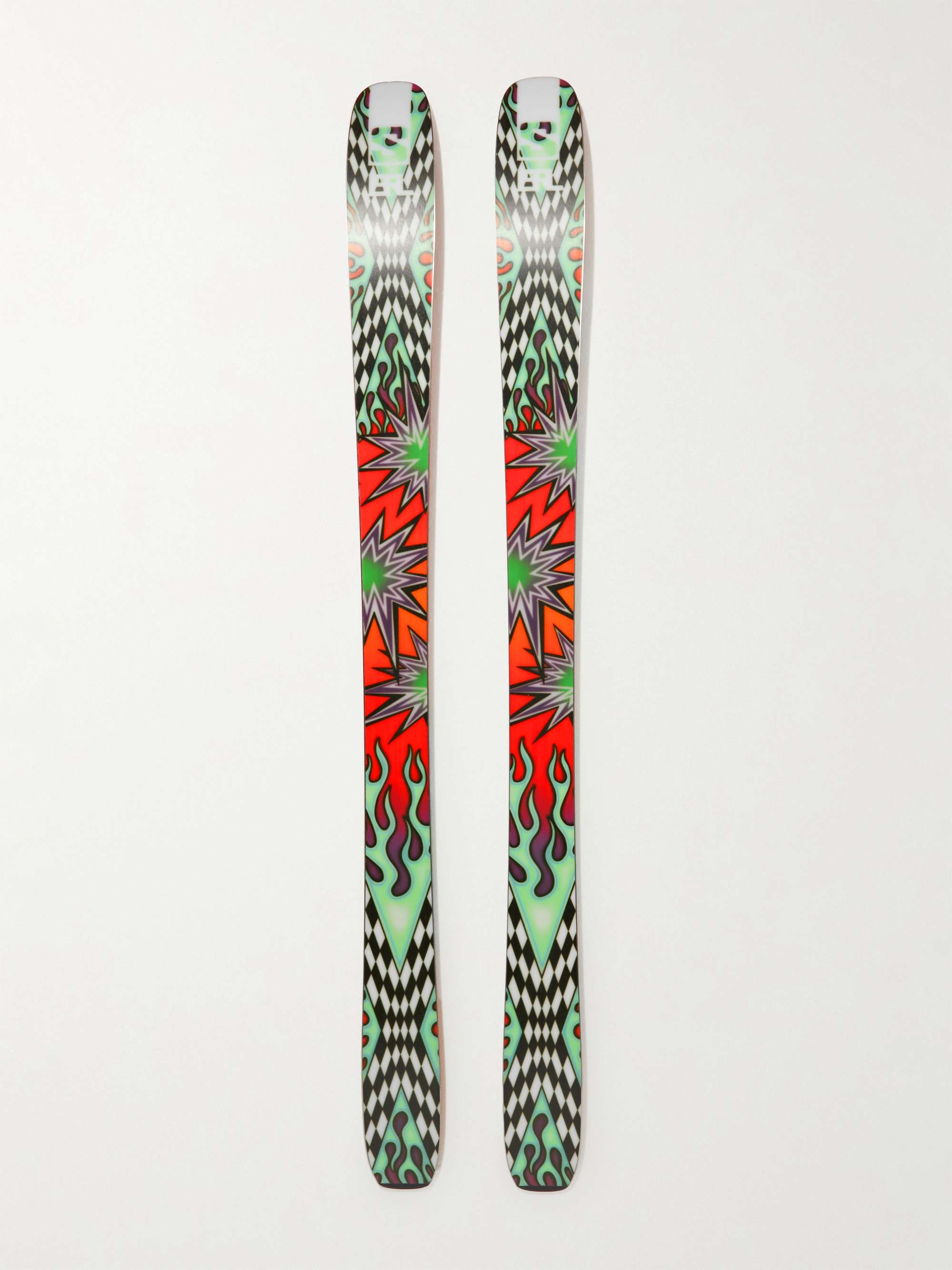 ERL + Salomon Printed Wood Skis