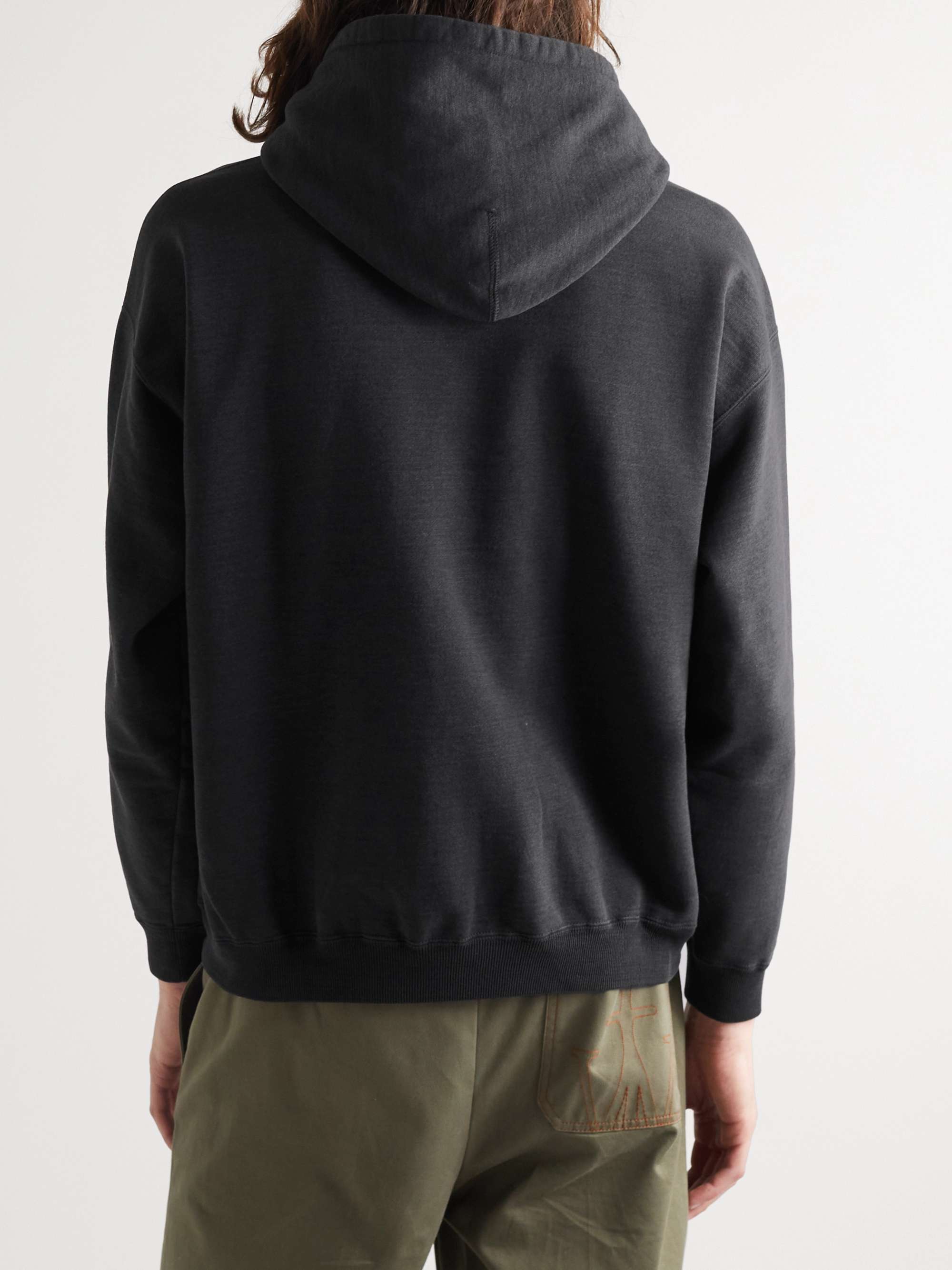 REMI RELIEF Printed Cotton-Blend Jersey Hoodie