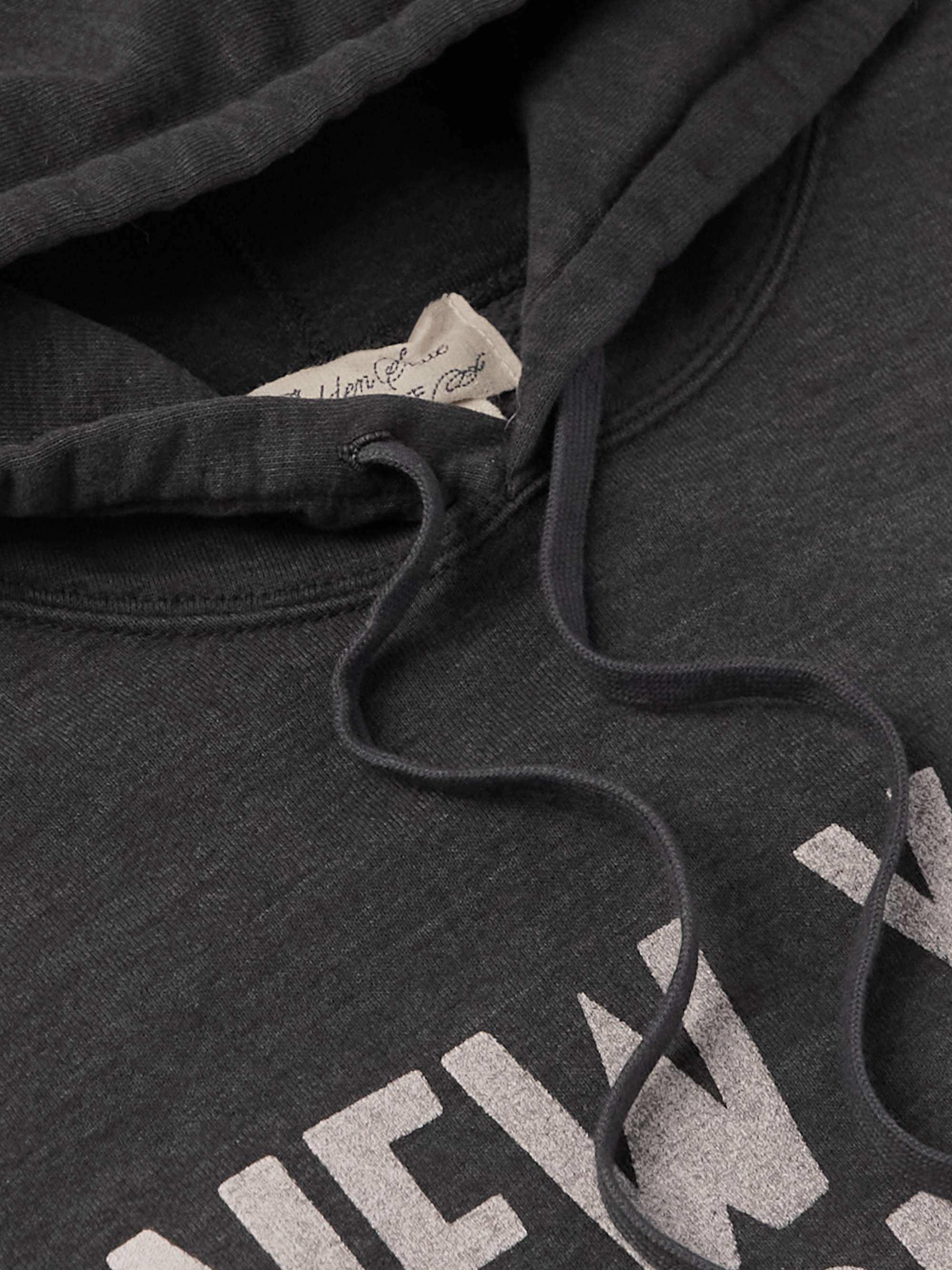 REMI RELIEF Printed Cotton-Blend Jersey Hoodie