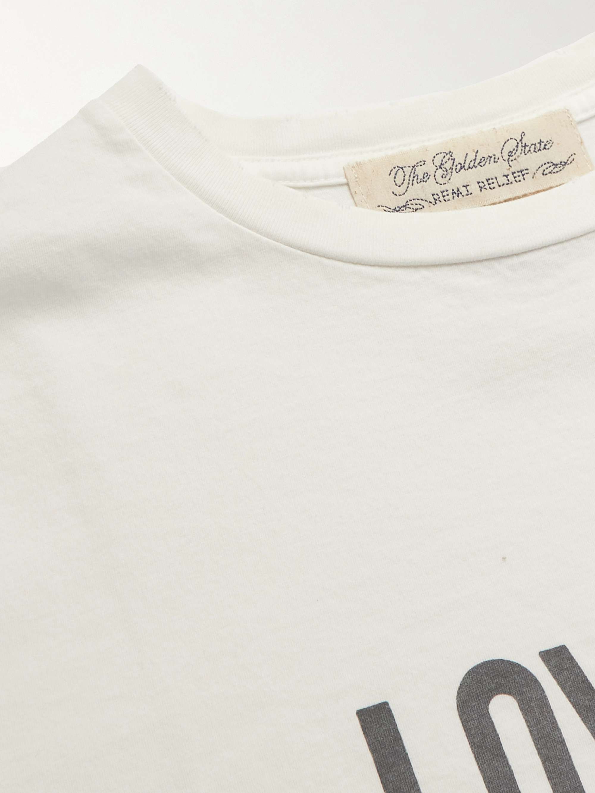 REMI RELIEF Printed Cotton-Jersey T-Shirt