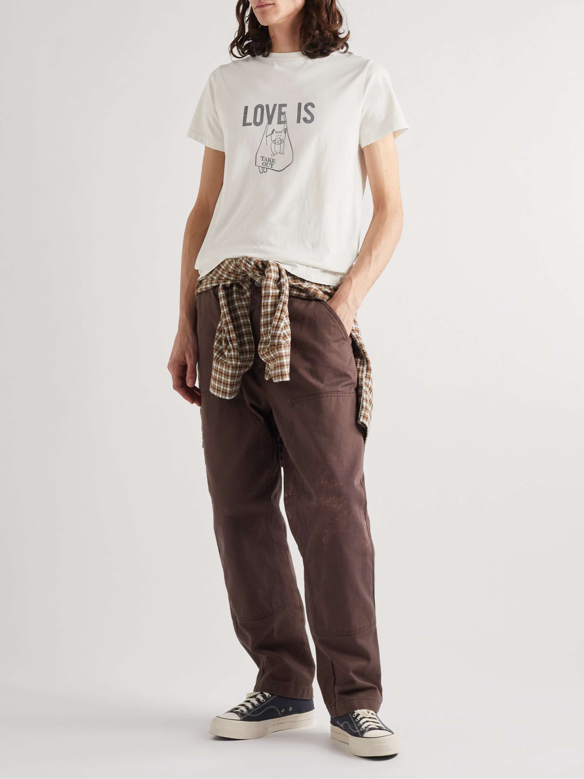 REMI RELIEF Printed Cotton-Jersey T-Shirt