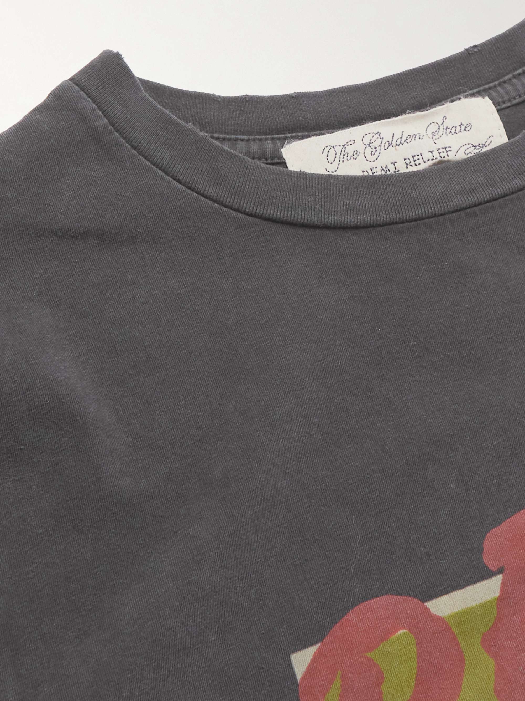 REMI RELIEF Logo-Print Cotton-Jersey T-Shirt