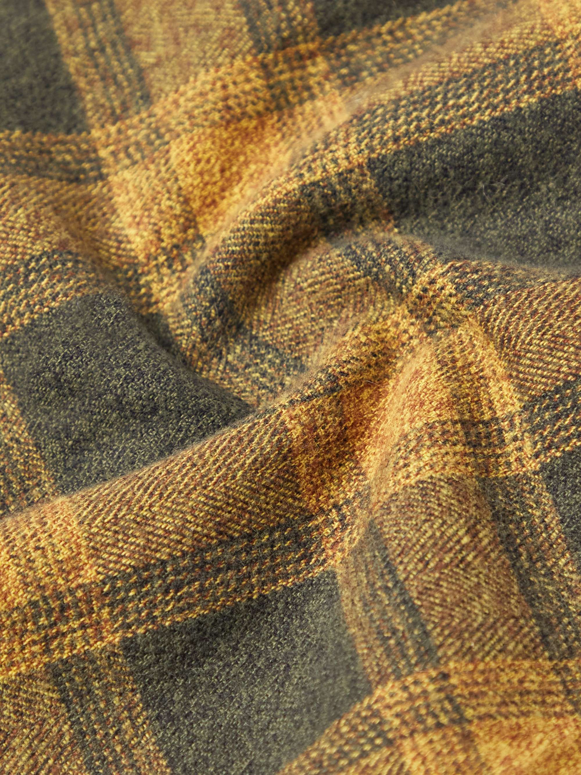 REMI RELIEF Checked Cotton-Flannel Shirt