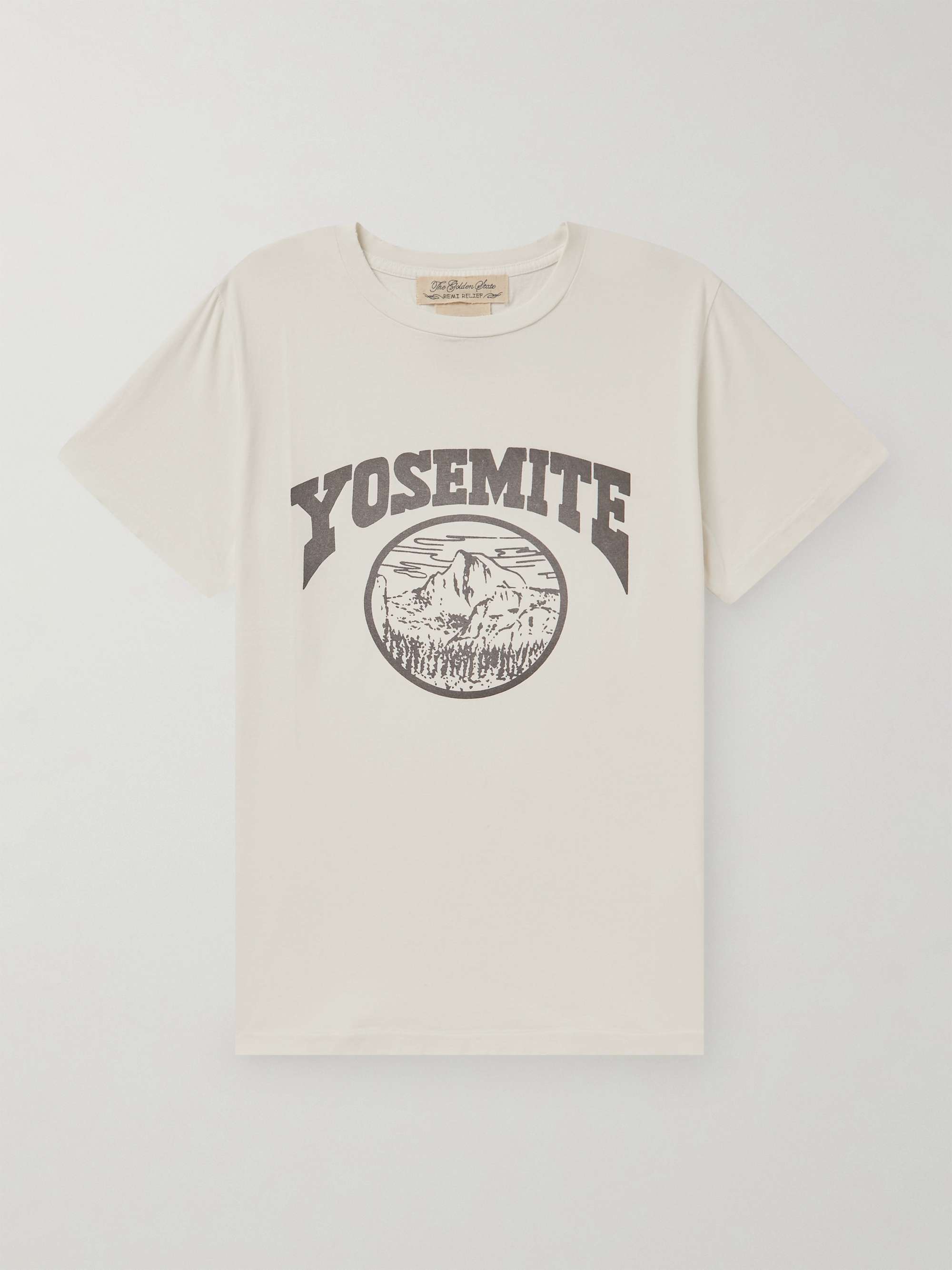REMI RELIEF Printed Cotton-Jersey T-Shirt
