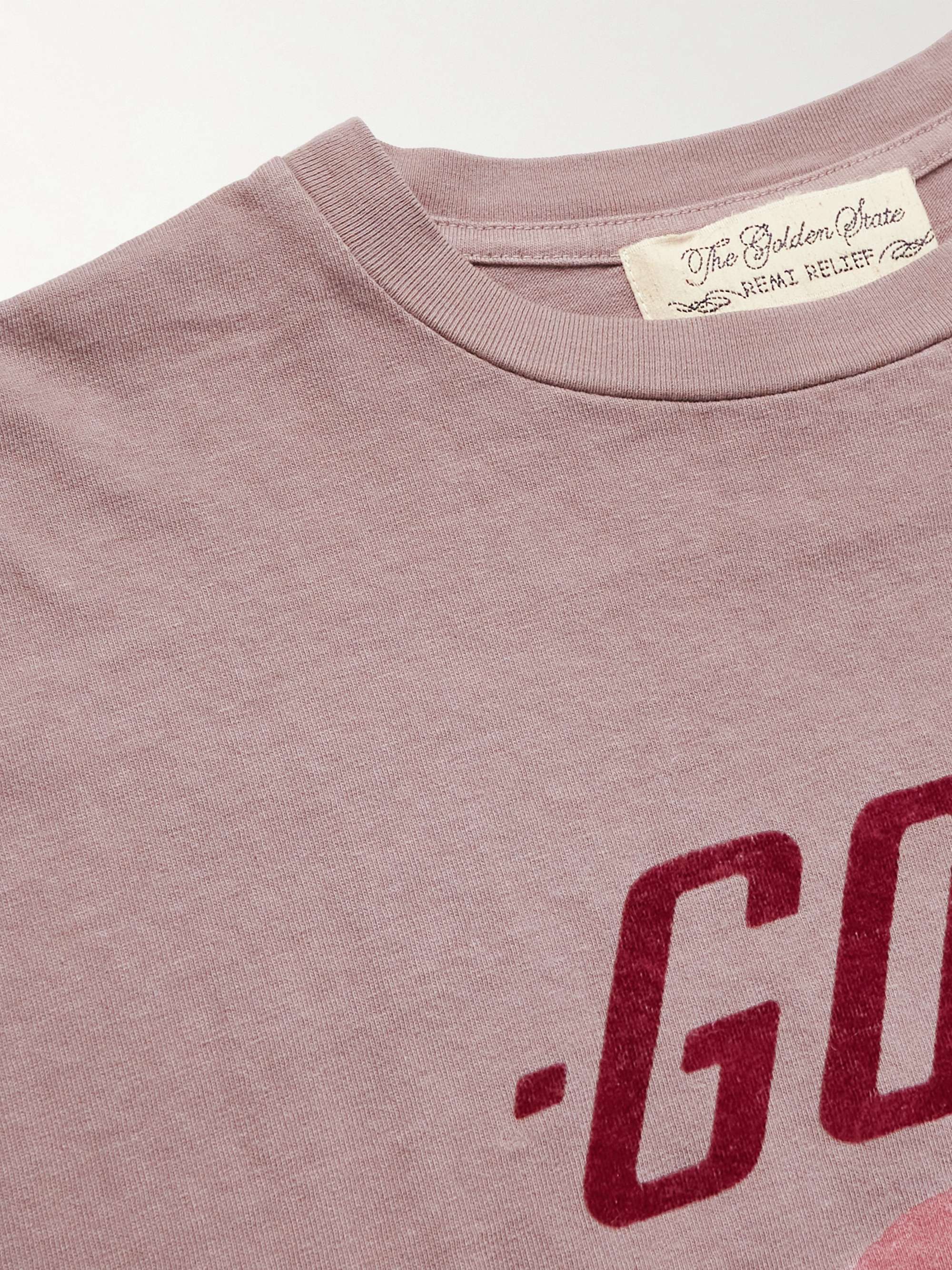 REMI RELIEF Printed Cotton-Jersey T-Shirt