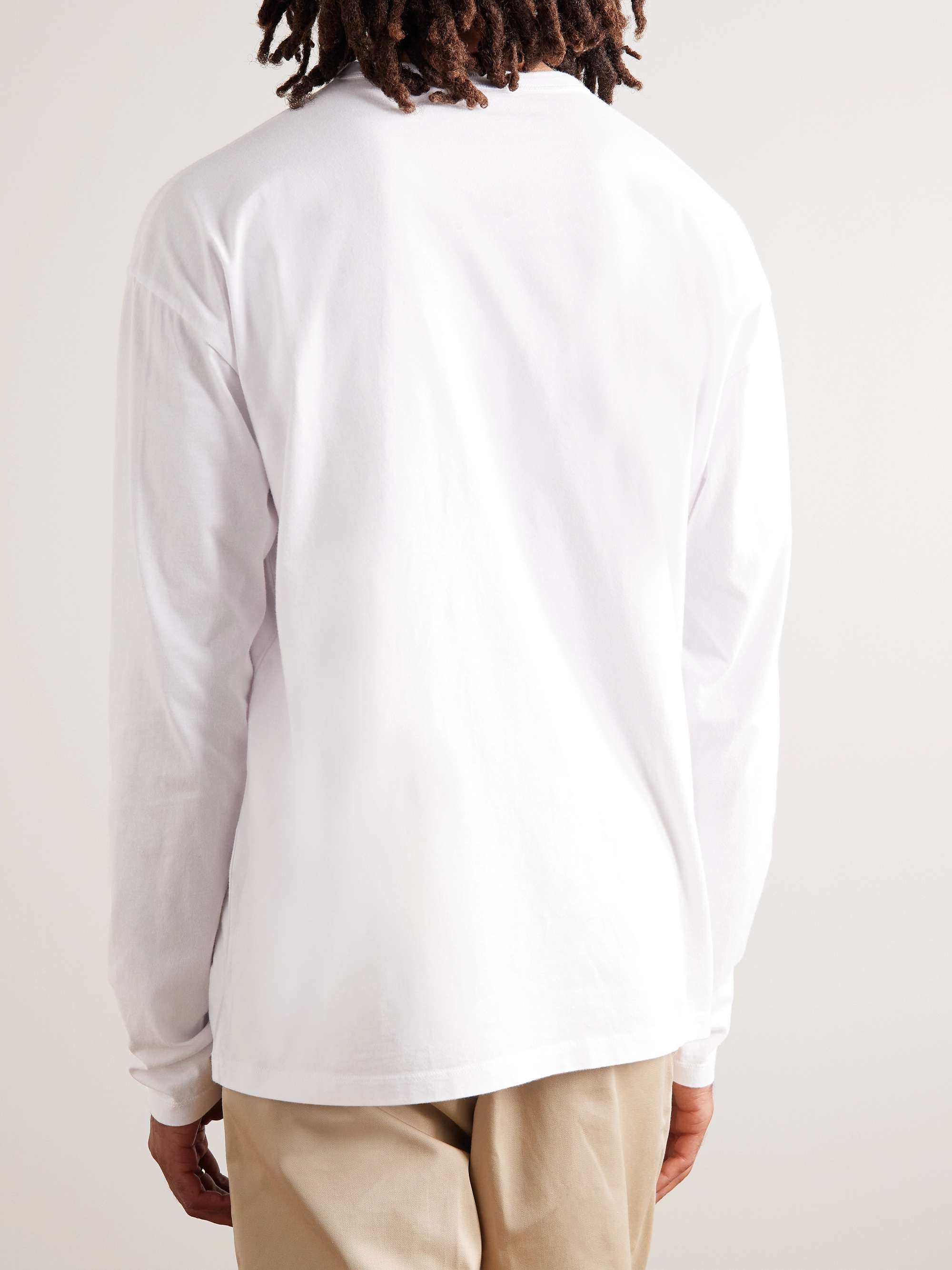 MAISON KITSUNÉ Logo-Appliquéd Cotton-Jersey T-Shirt