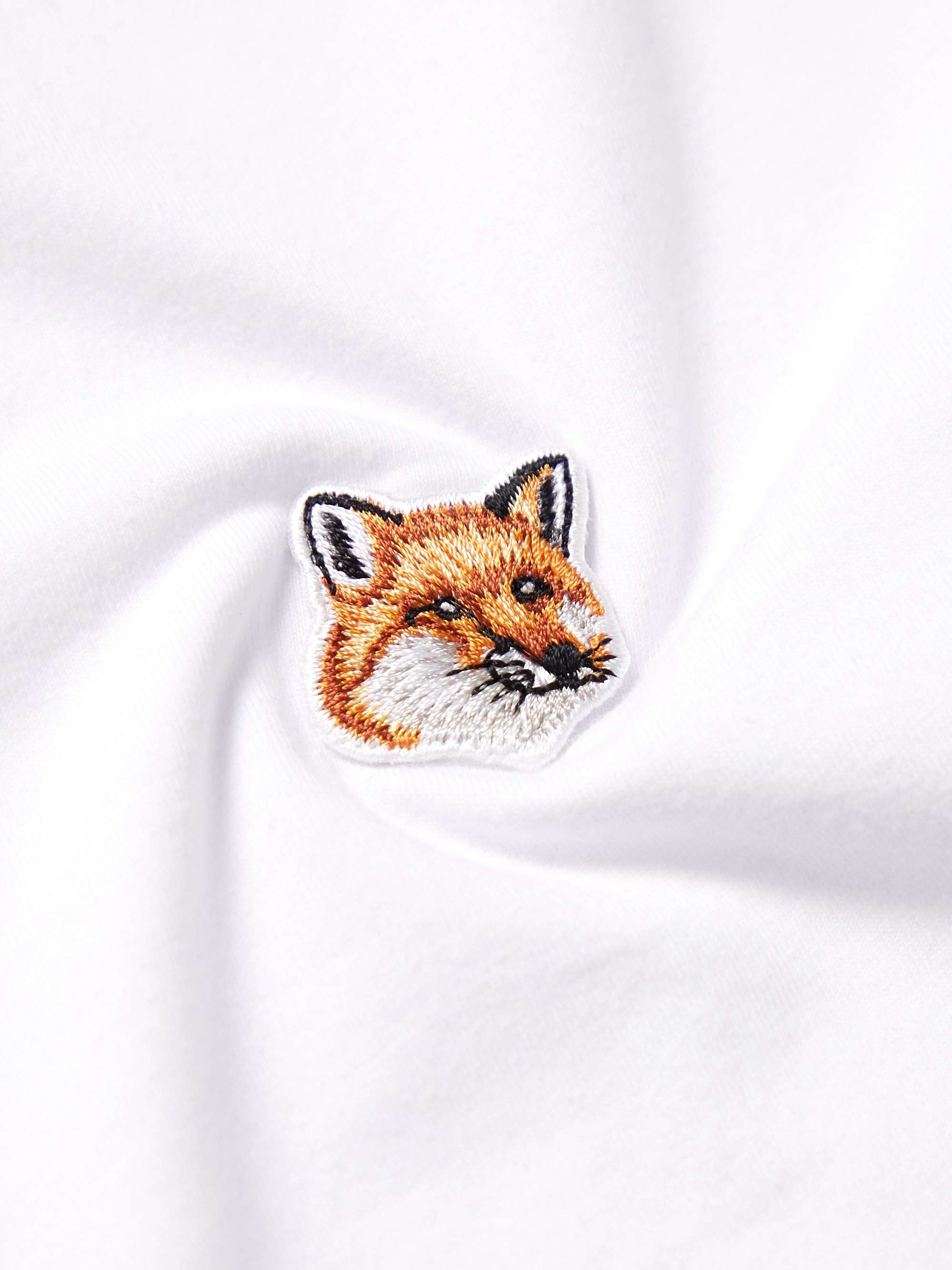 MAISON KITSUNÉ Logo-Appliquéd Cotton-Jersey T-Shirt