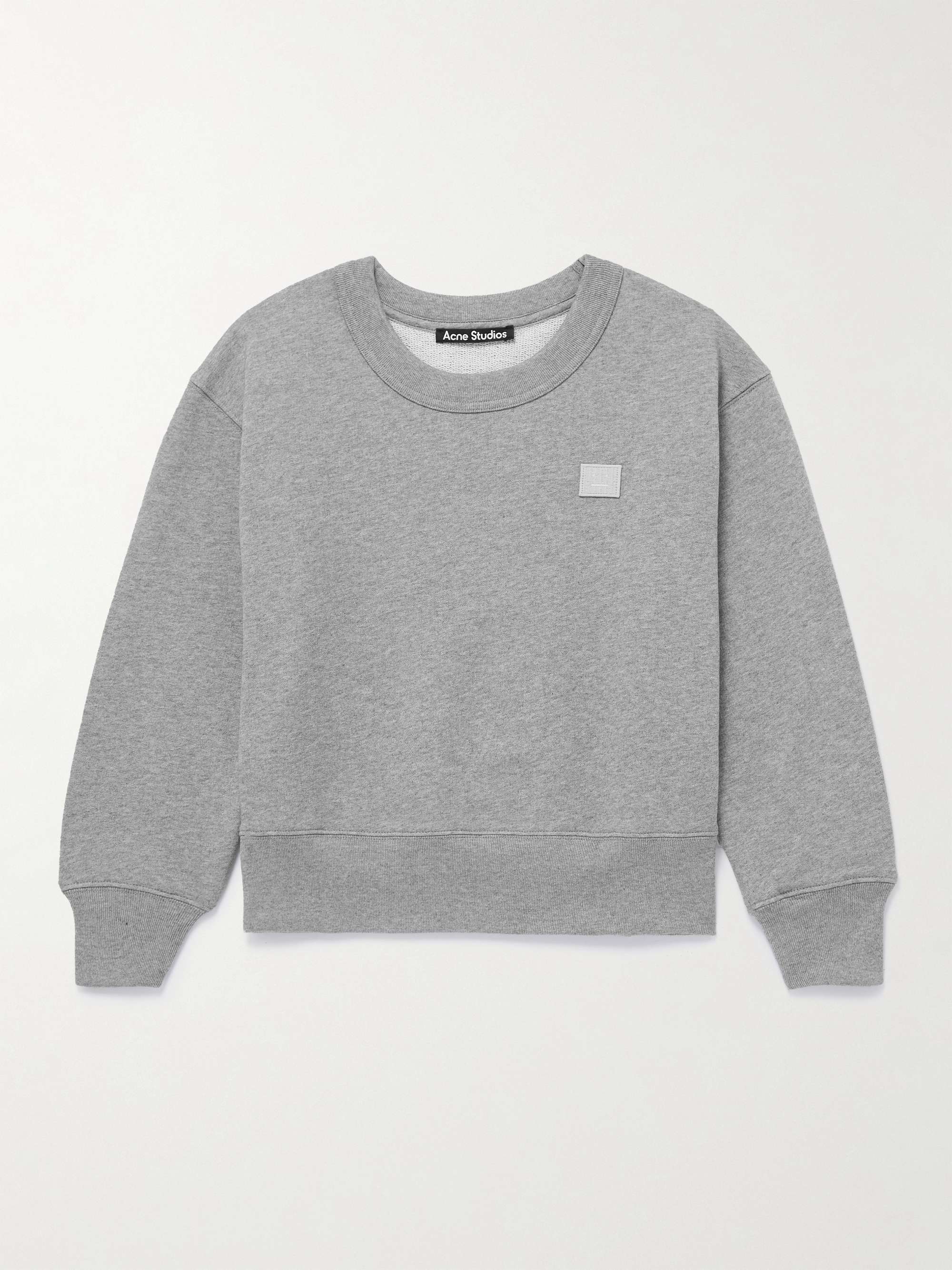 ACNE STUDIOS KIDS Mini Fairah Logo-Appliquéd Cotton-Jersey Sweatshirt