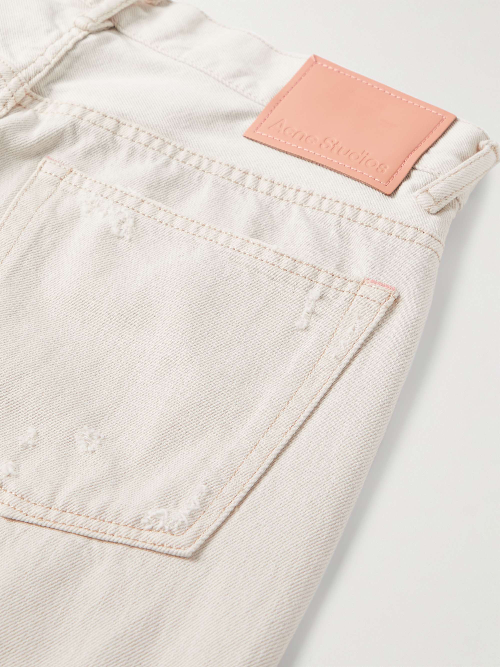 ACNE STUDIOS 2021M Straight-Leg Distressed Jeans