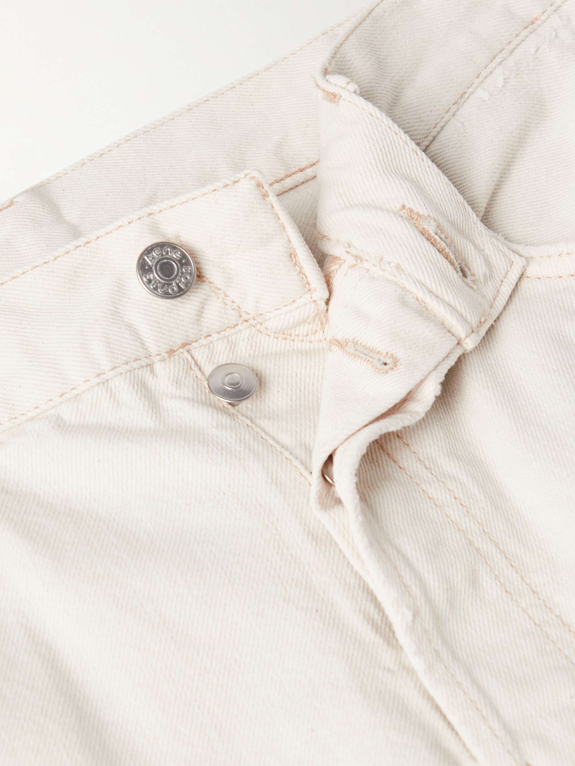 ACNE STUDIOS 2021M Straight-Leg Distressed Jeans