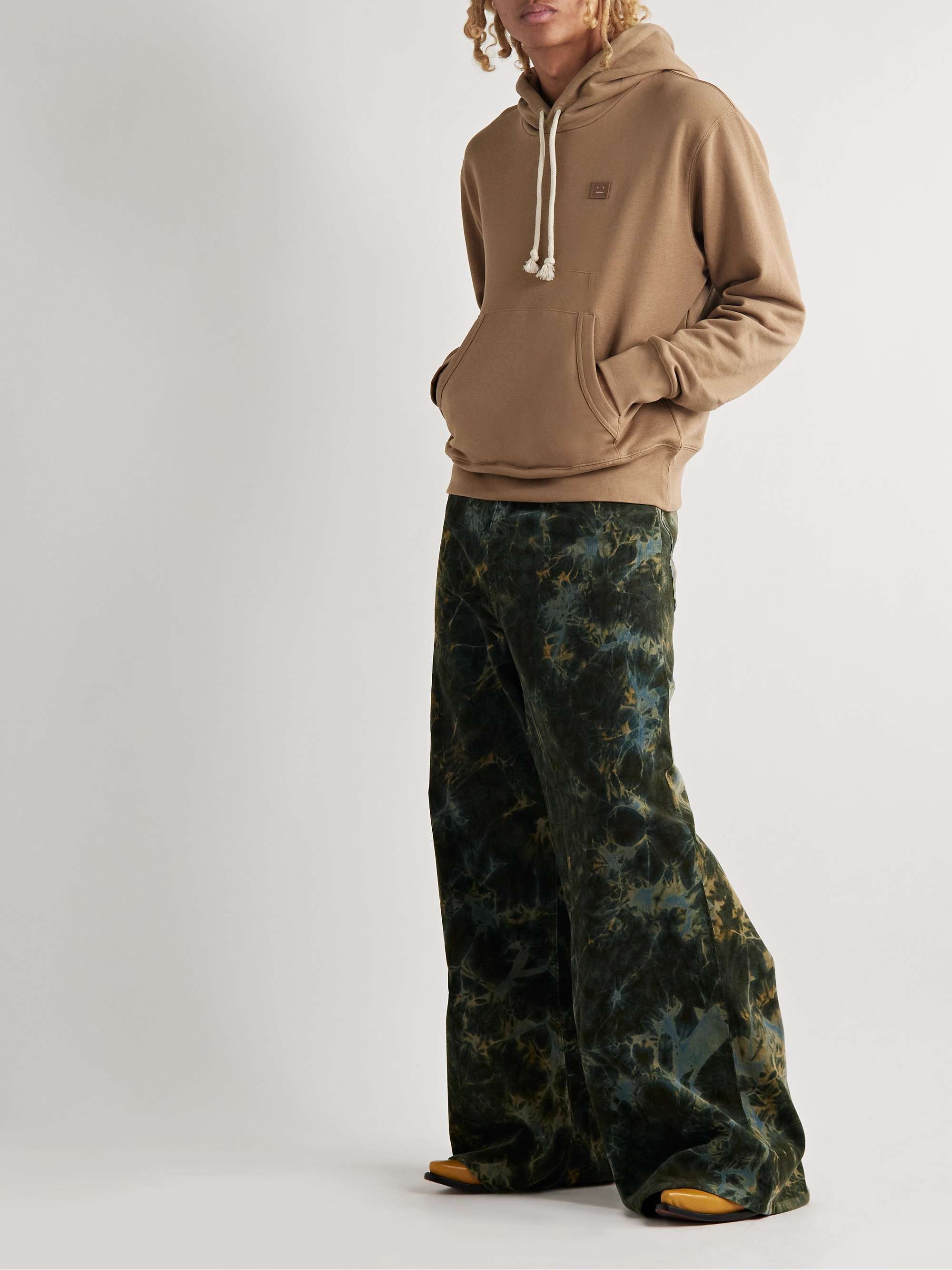 ACNE STUDIOS Fairah Logo-Appliquéd Cotton-Jersey Hoodie
