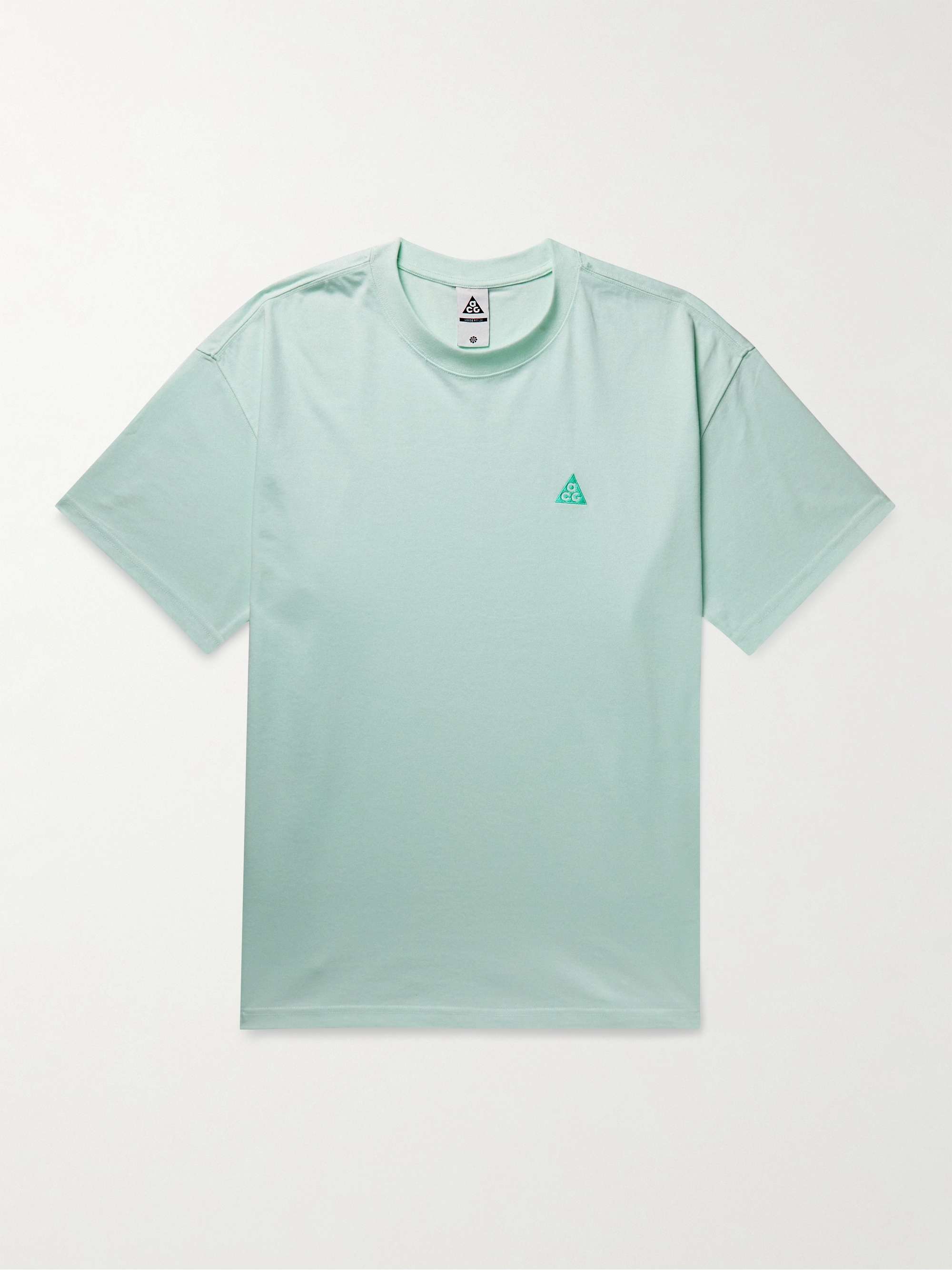 NIKE ACG NRG Logo-Embroidered Jersey T-Shirt for Men | MR PORTER
