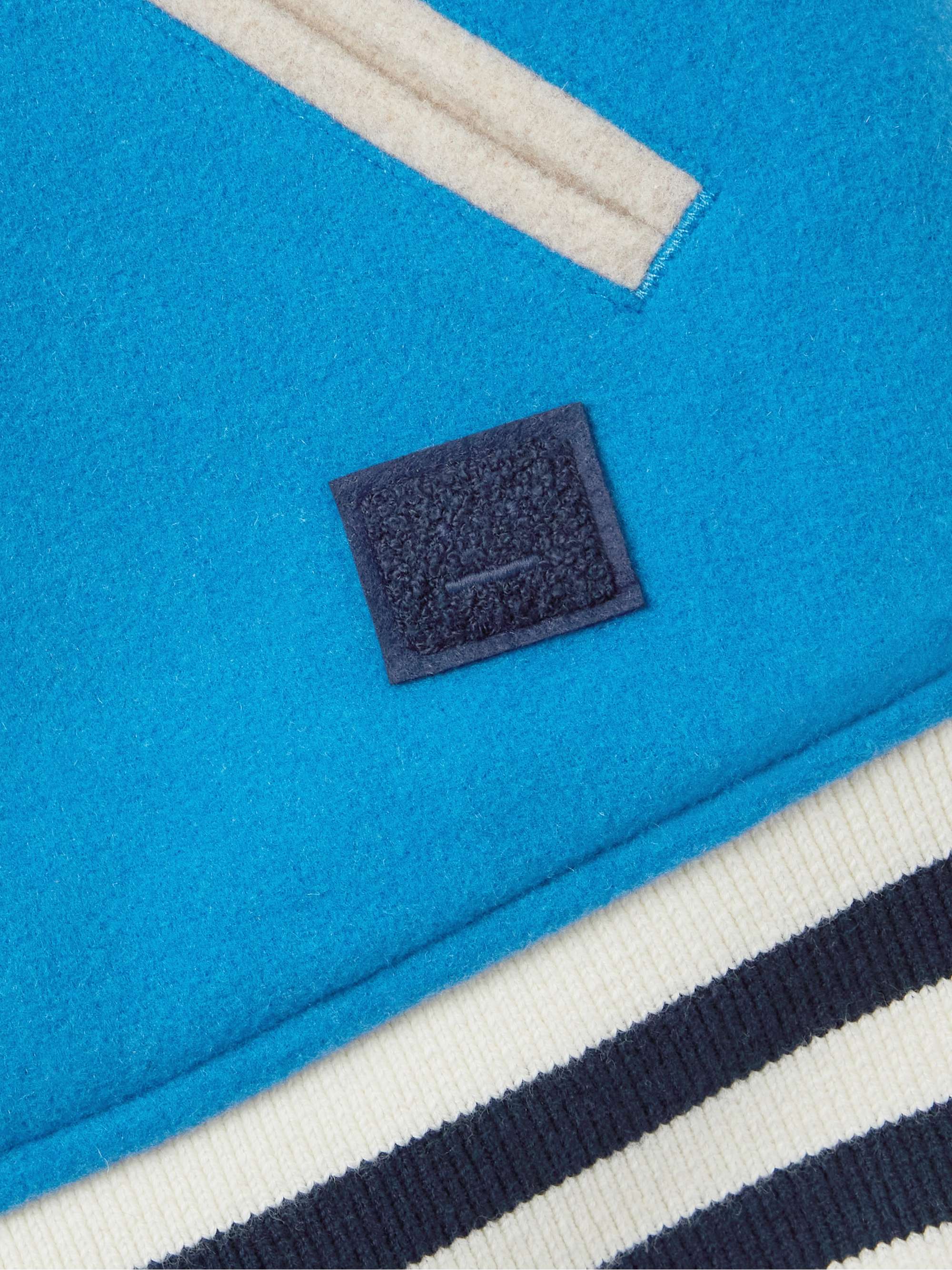 ACNE STUDIOS Ovan Wool-Blend Felt Varsity Jacket