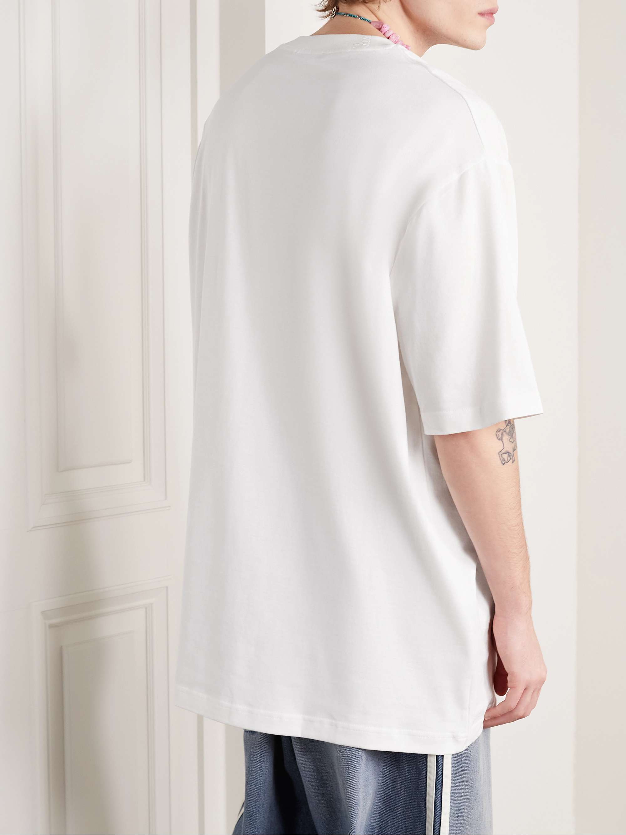 ACNE STUDIOS Enrik Oversized Printed Cotton-Jersey T-Shirt