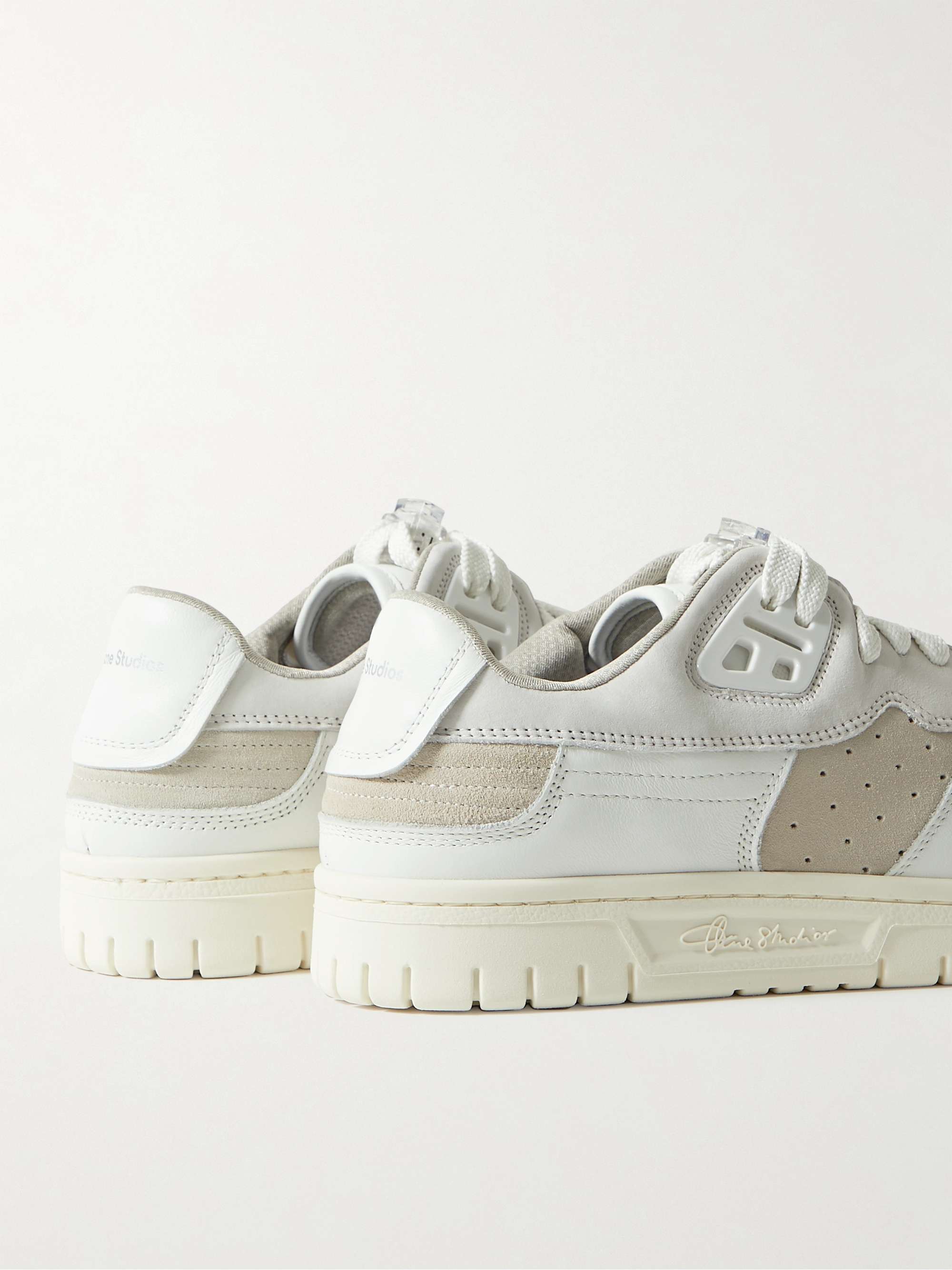 ACNE STUDIOS Suede, Nubuck and Leather Sneakers