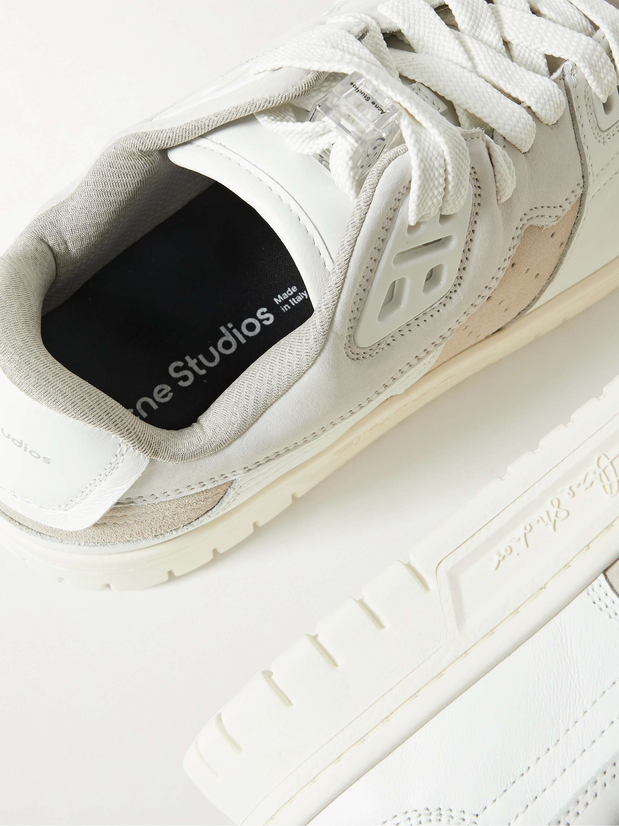 ACNE STUDIOS Suede, Nubuck and Leather Sneakers