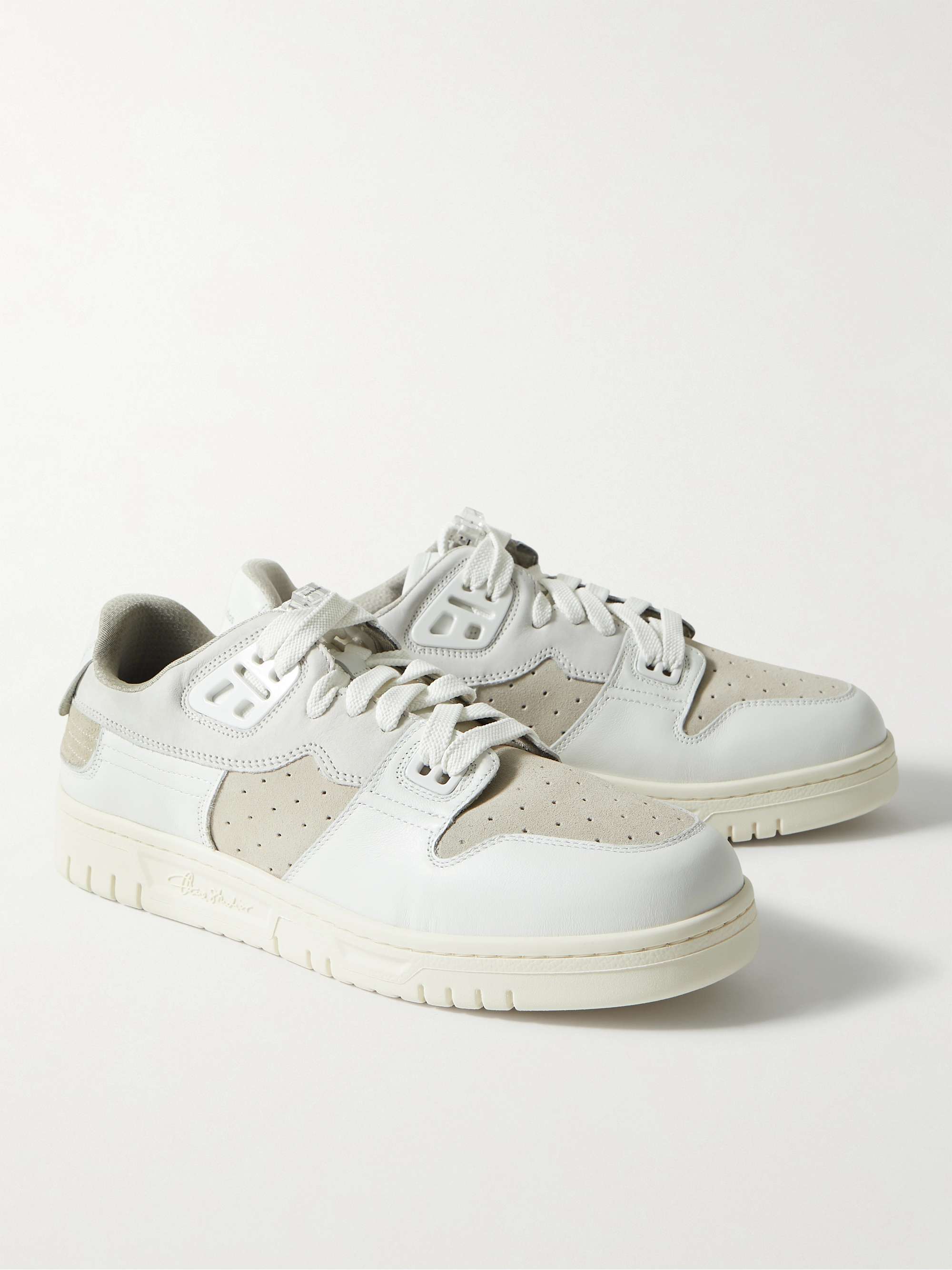 ACNE STUDIOS Suede, Nubuck and Leather Sneakers
