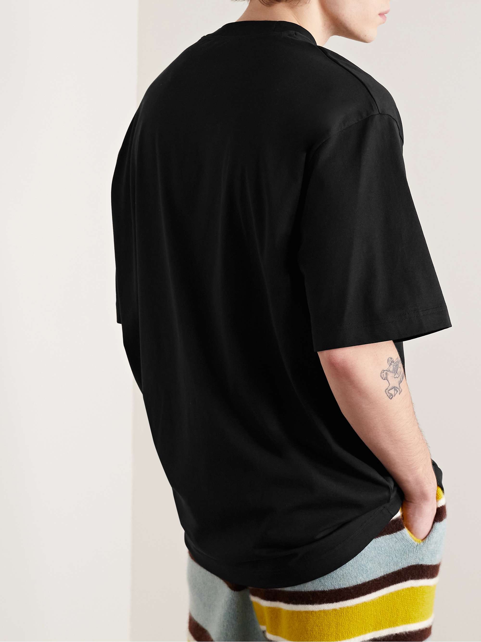 ACNE STUDIOS Enrik Oversized Printed Cotton-Jersey T-Shirt