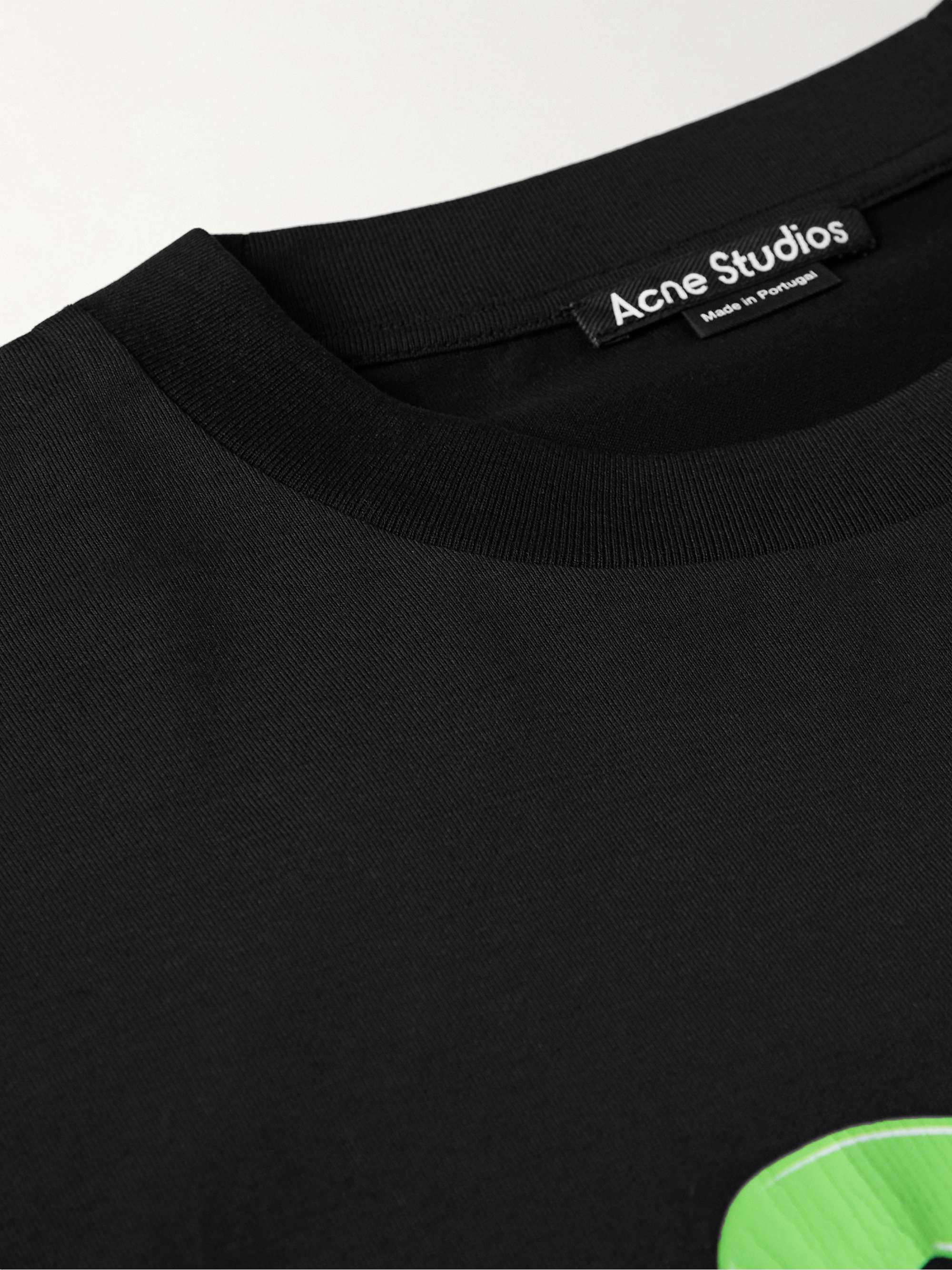 ACNE STUDIOS Enrik Oversized Printed Cotton-Jersey T-Shirt