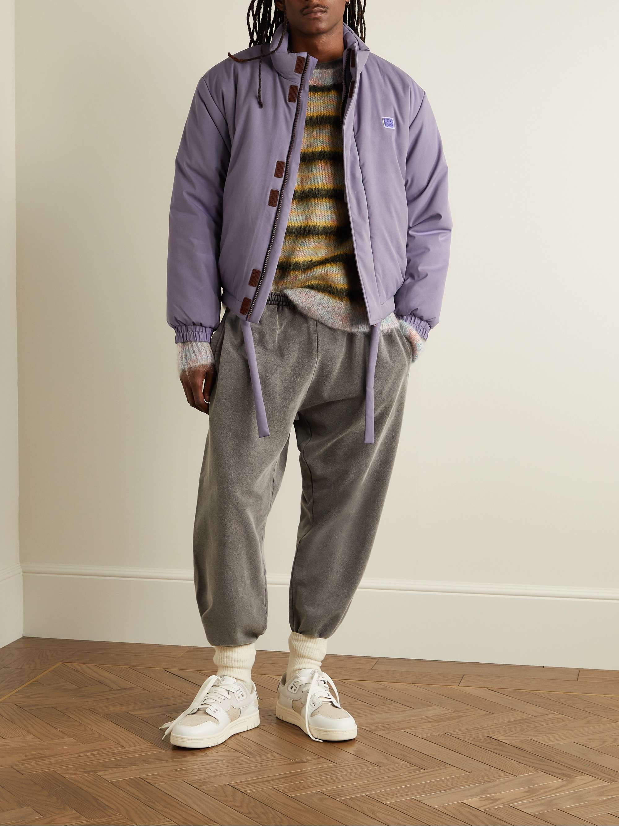 ACNE STUDIOS Orthuro Logo-Appliquéd Padded Shell Jacket