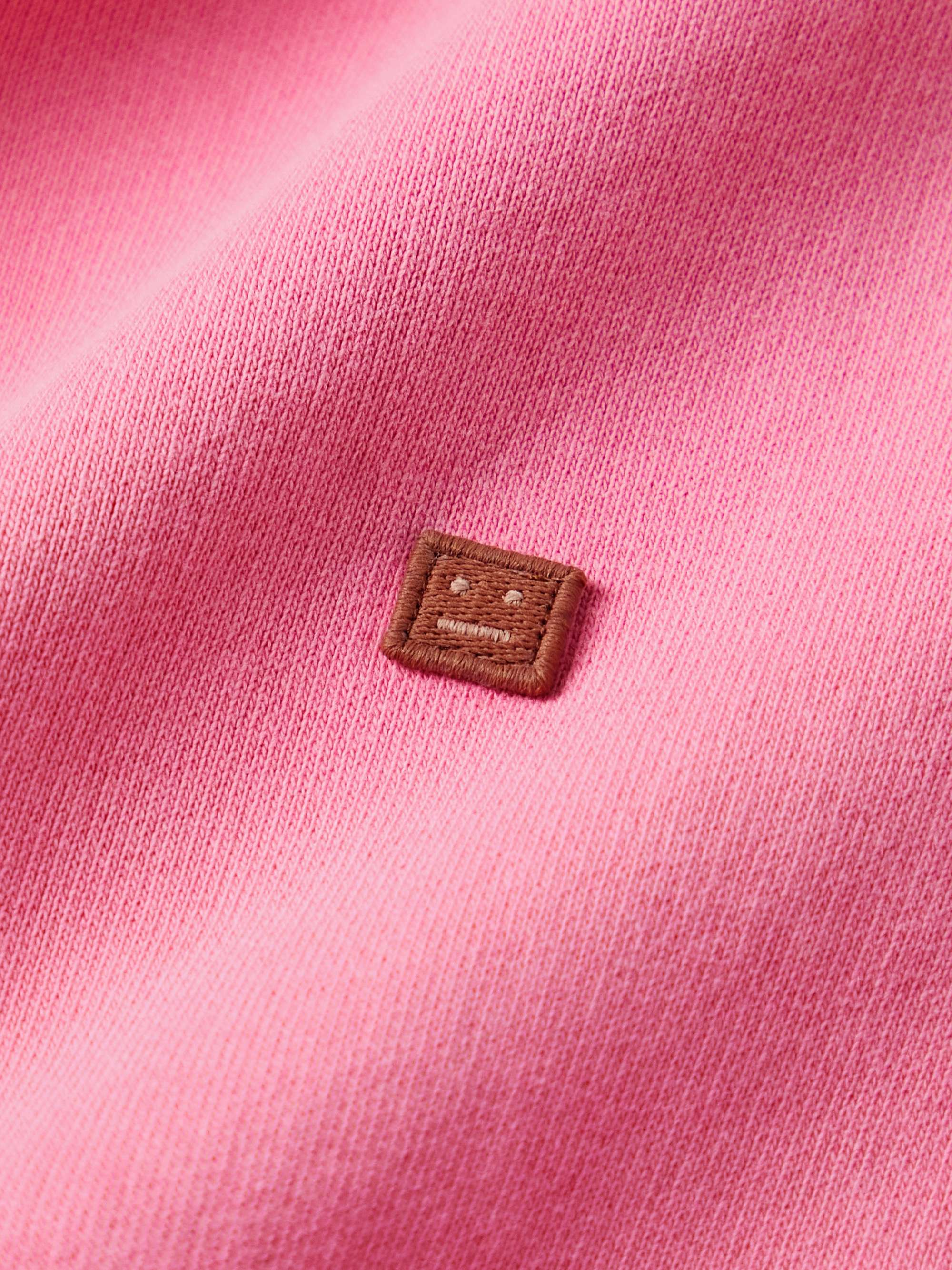 ACNE STUDIOS Fiah Logo-Appliquéd Cotton-Jersey Sweatshirt