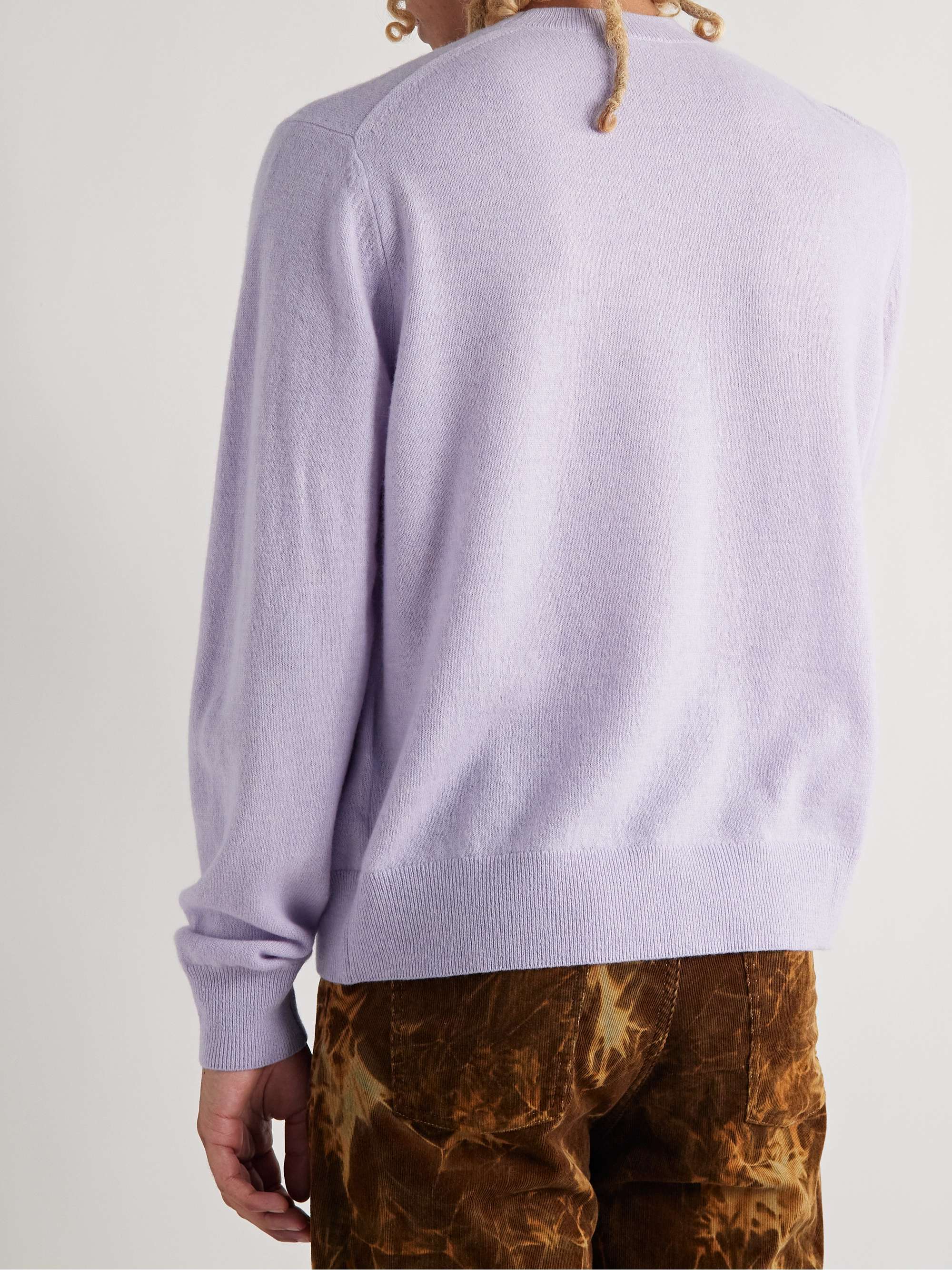 ACNE STUDIOS Kalon Logo-Appliquéd Wool Sweater